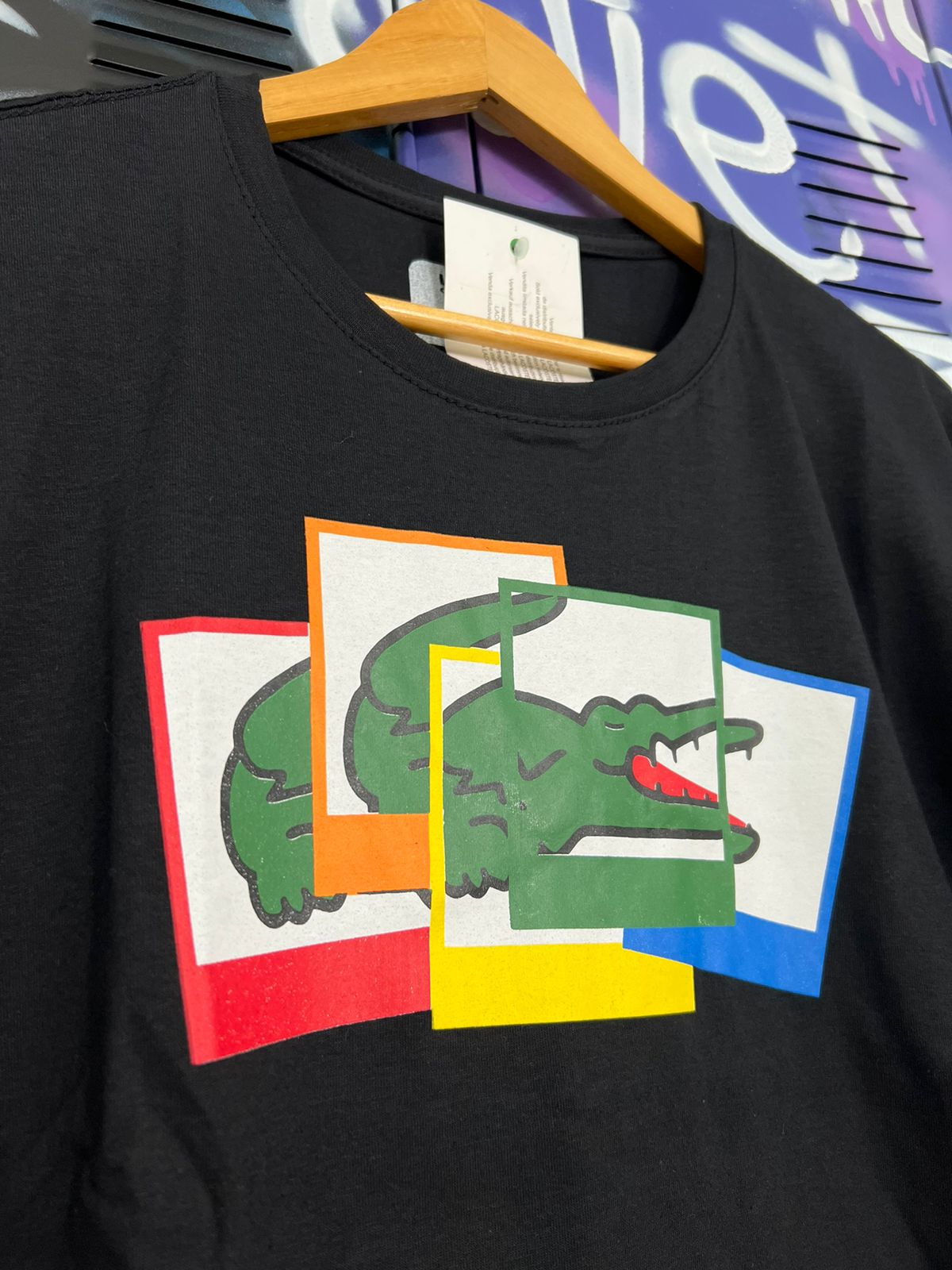 Camiseta Lacoste Preto