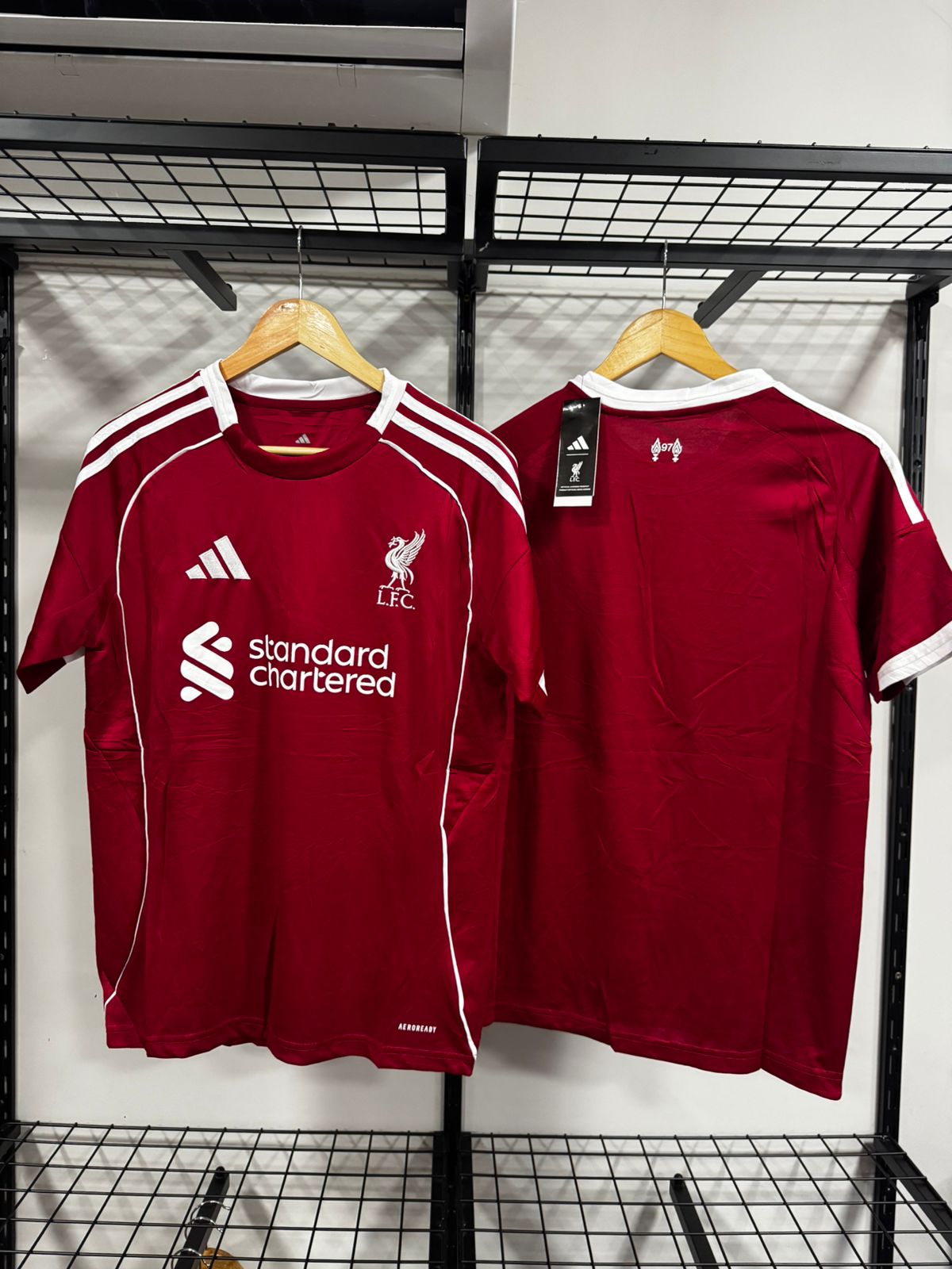 Camisa Liverpool FC I 25/26 Adidas Vermelha