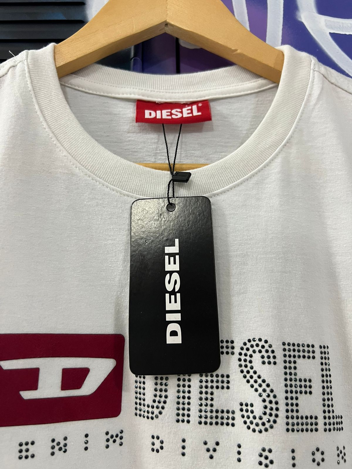Camiseta Linha Griff Diesel Branco
