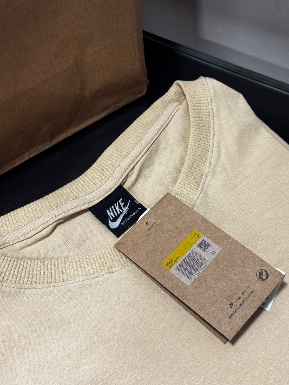 Linha strech americana Nike Bege