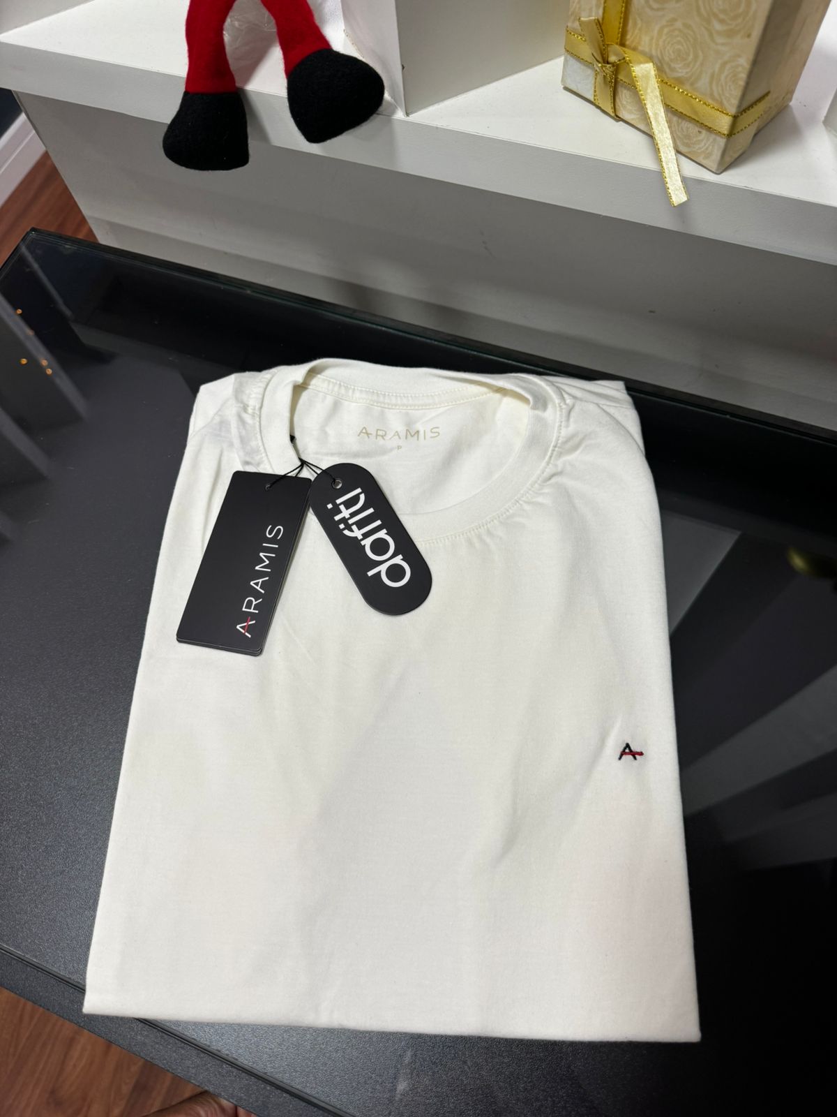 Camiseta Seda Pima Aramis Off white