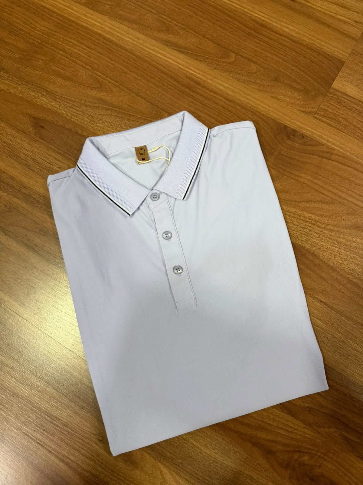 Camisa Gola polo poliamida Lisa Lilás