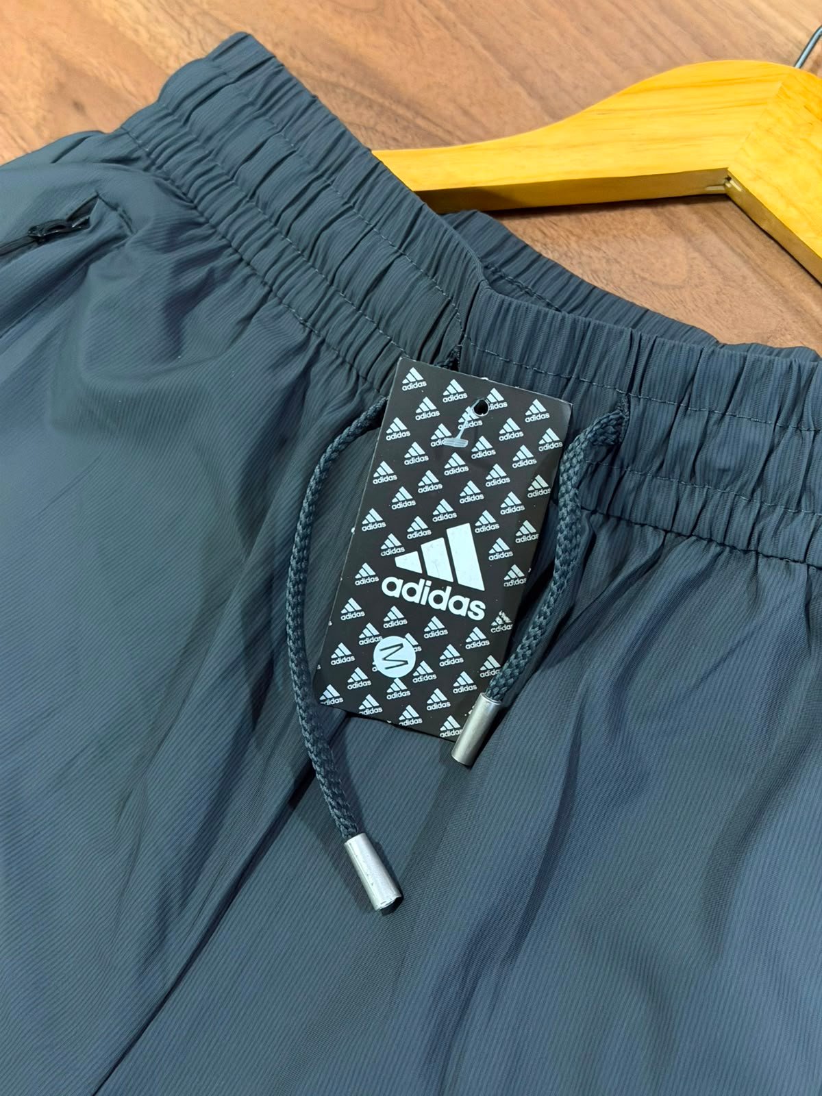 Bermuda Poliamida Adidas Cinza