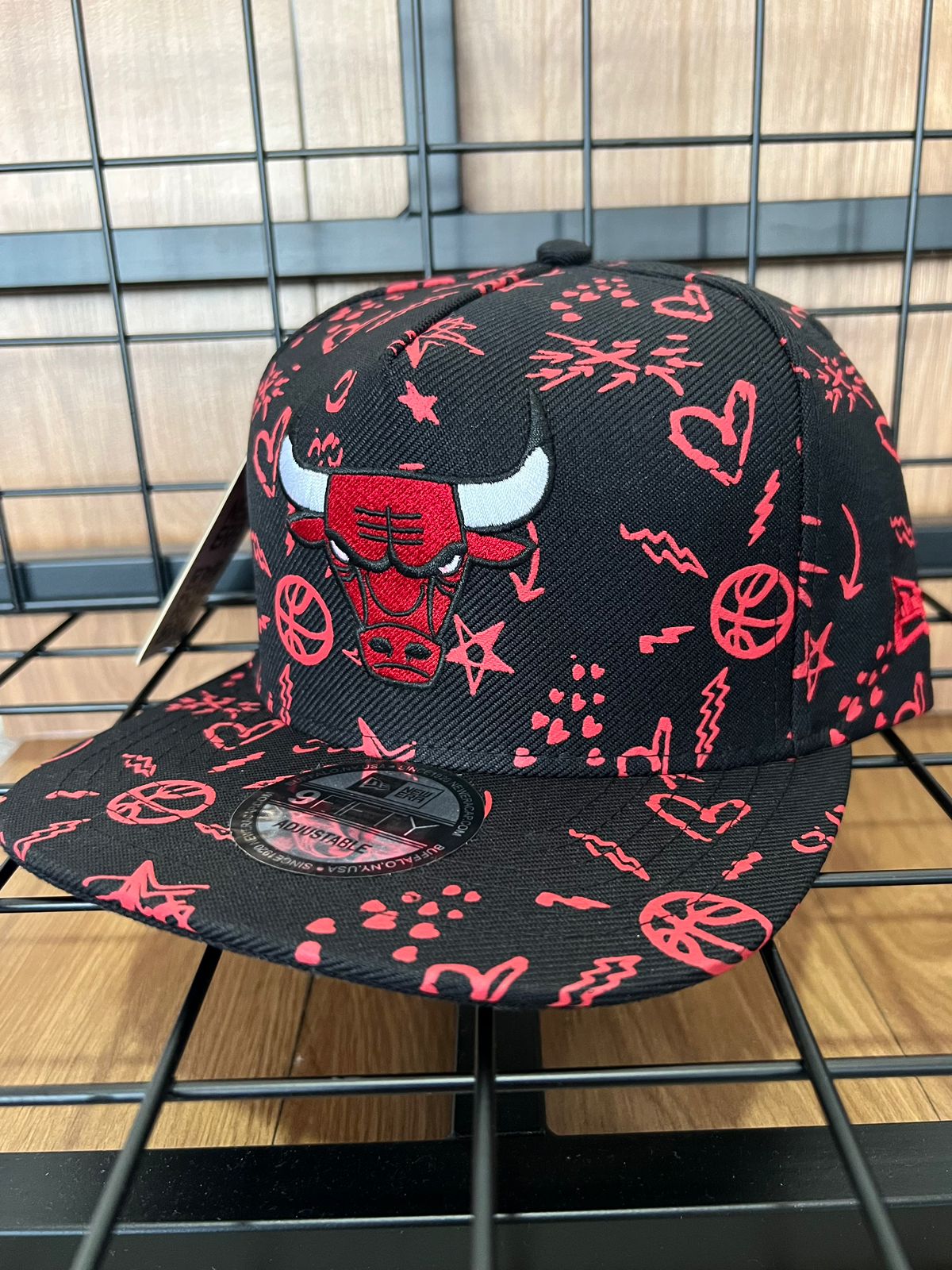 Boné NBA Chicago Bulls New Era Preto