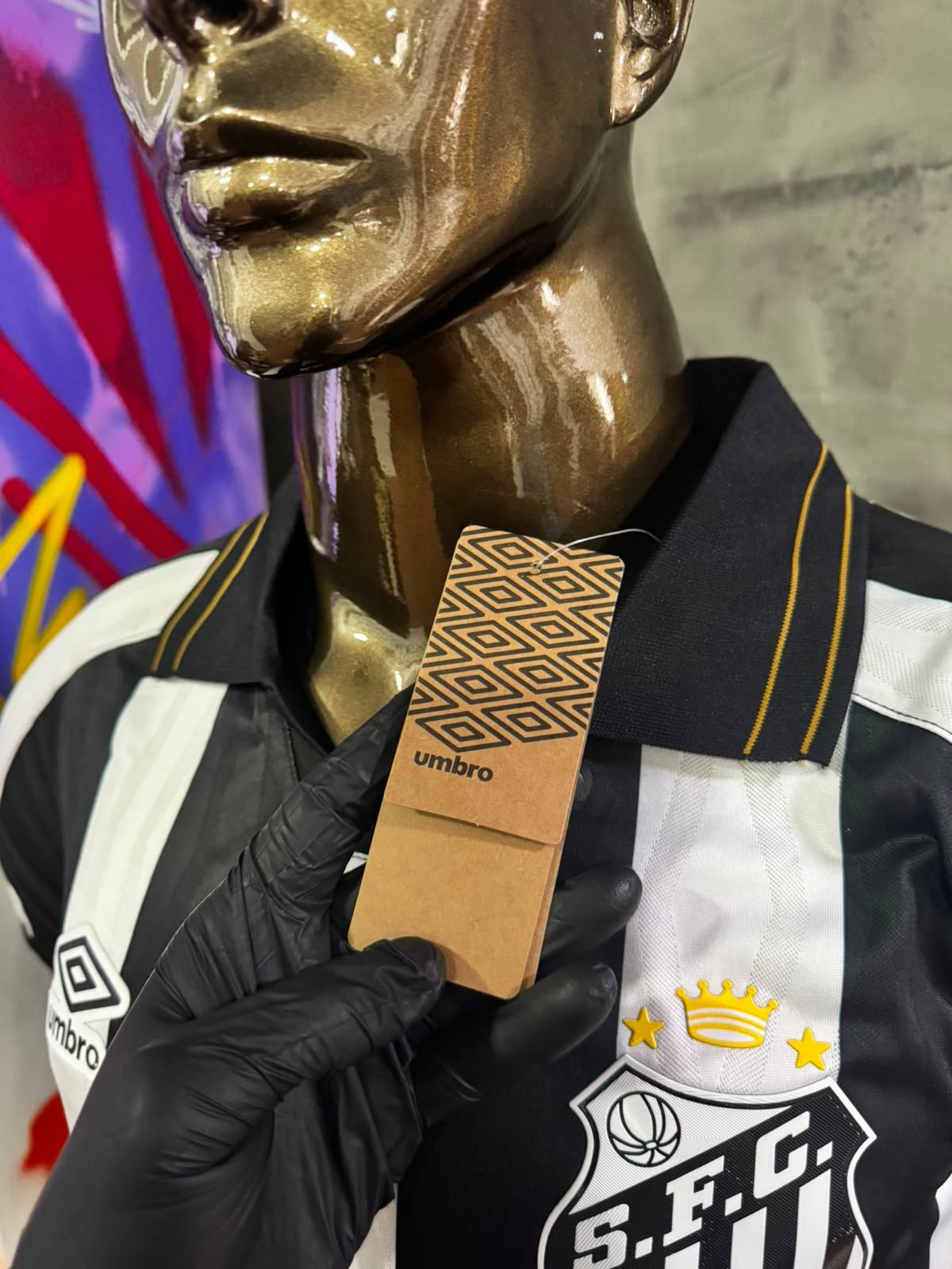 Santos II 26/27 Modelo Jogador Umbro Preto