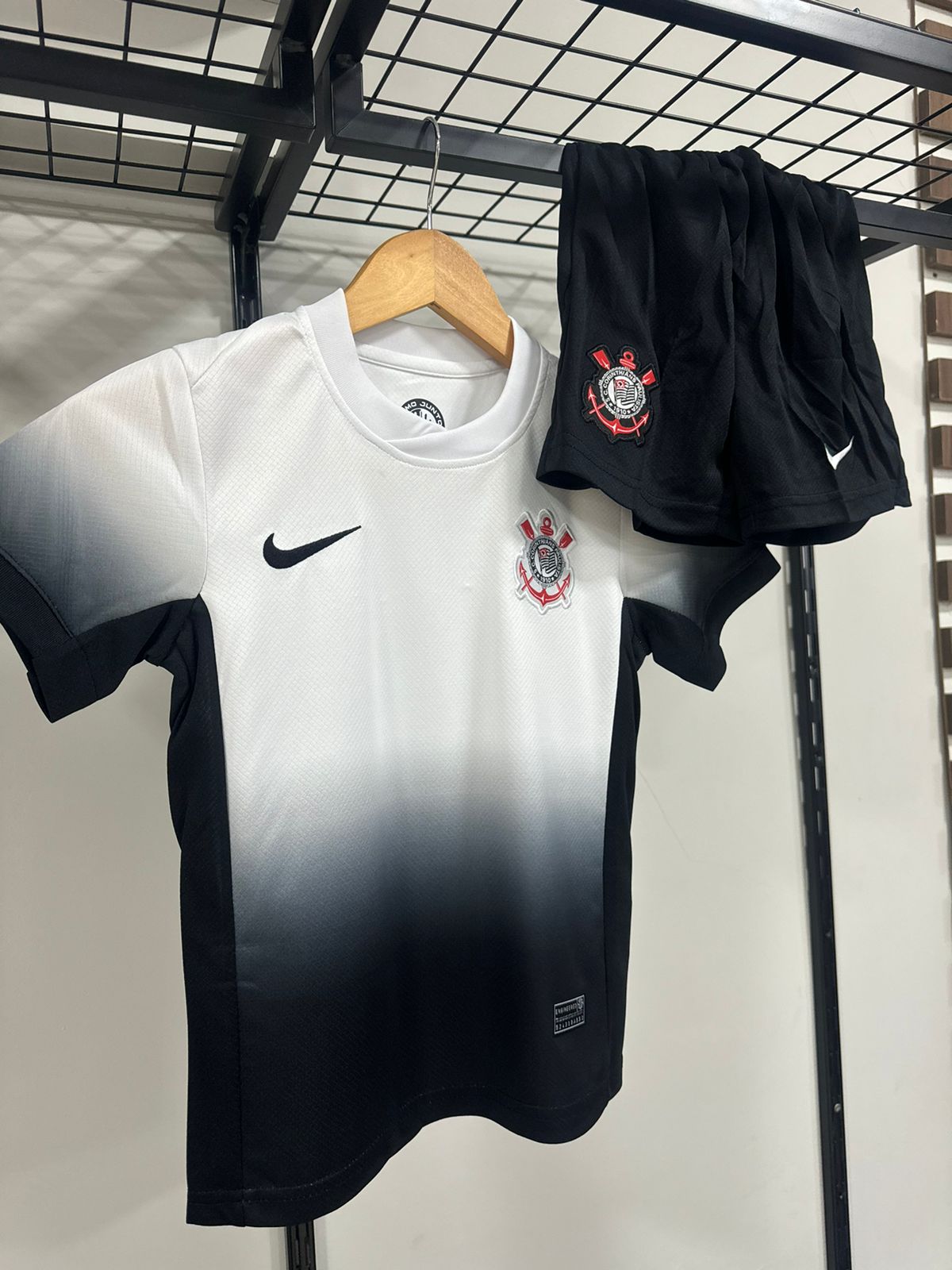 Conjunto Corinthians I 24/25 Nike Branco