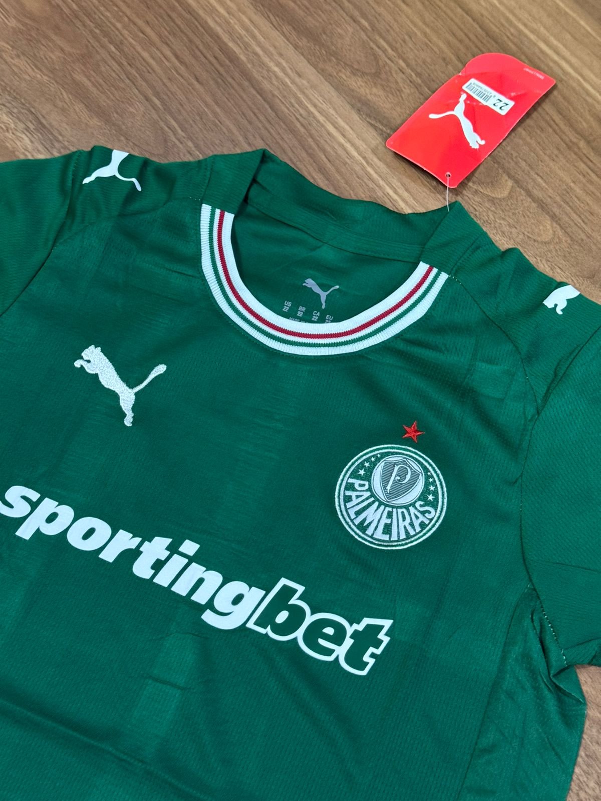Conjunto Infantil Palmeiras I 26/27 Puma Verde