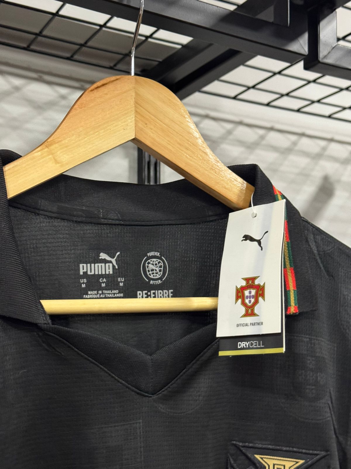 Camisa Portugal 2026/27 Puma Preto