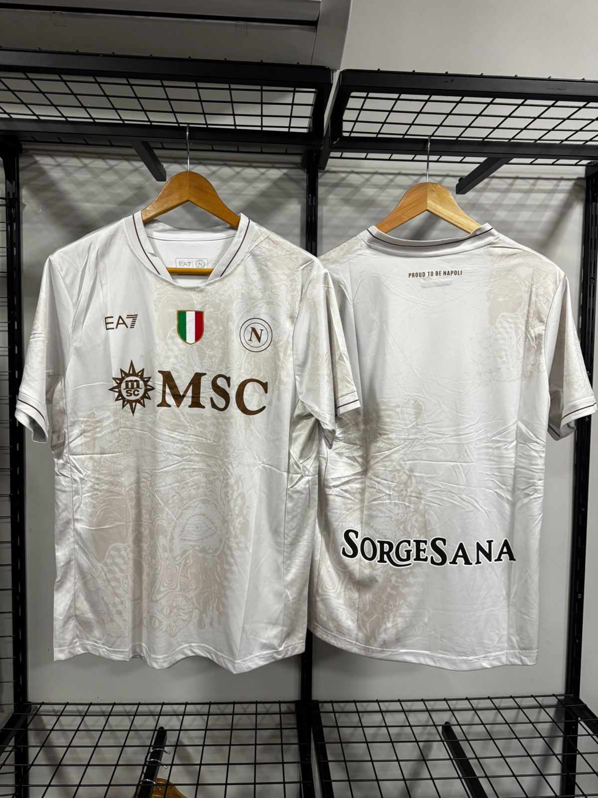 Camisa Napoli II 25/26 Time Bege