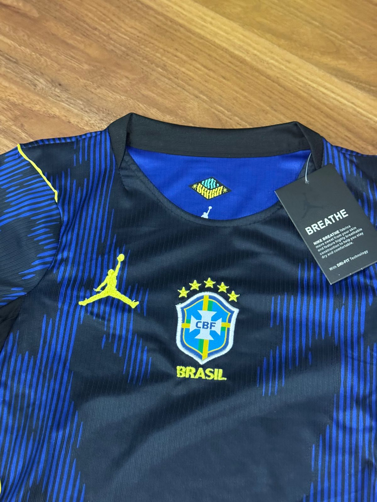 Conjunto Infantil Brasil II 2026/27 Jordan Azul