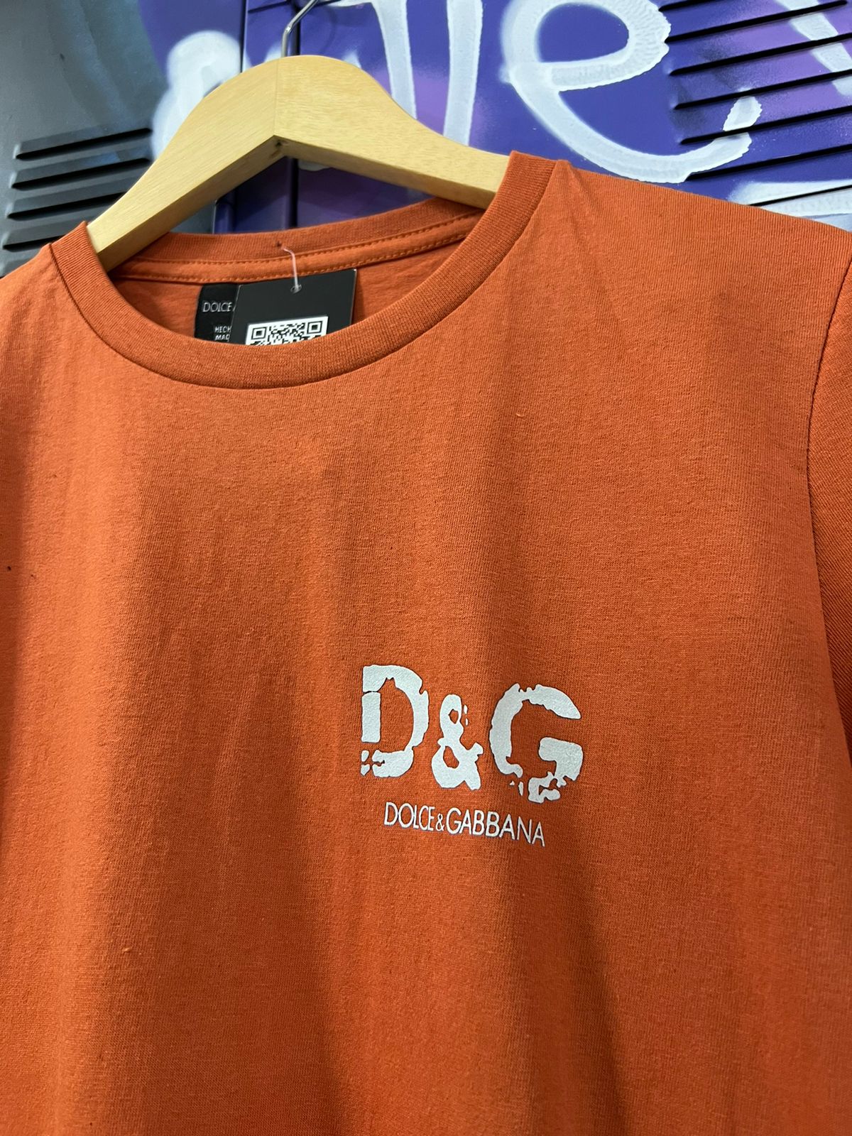 Camiseta Dolce Gabbana Laranja