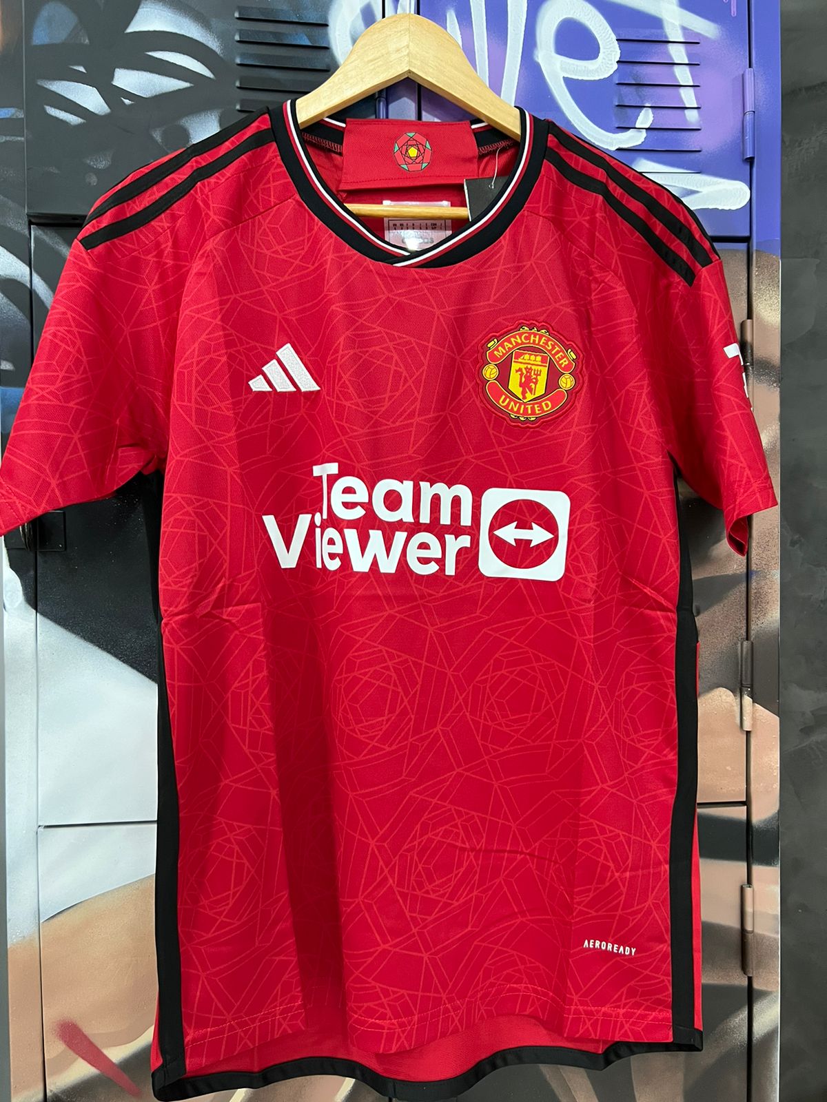 Manchester United 23/24 Adidas Vermelha