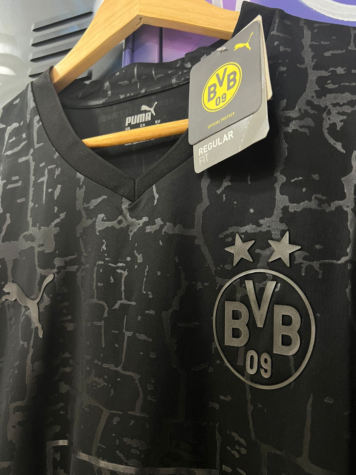 Borussia Dortmund Blackout 22/23 Puma Preto