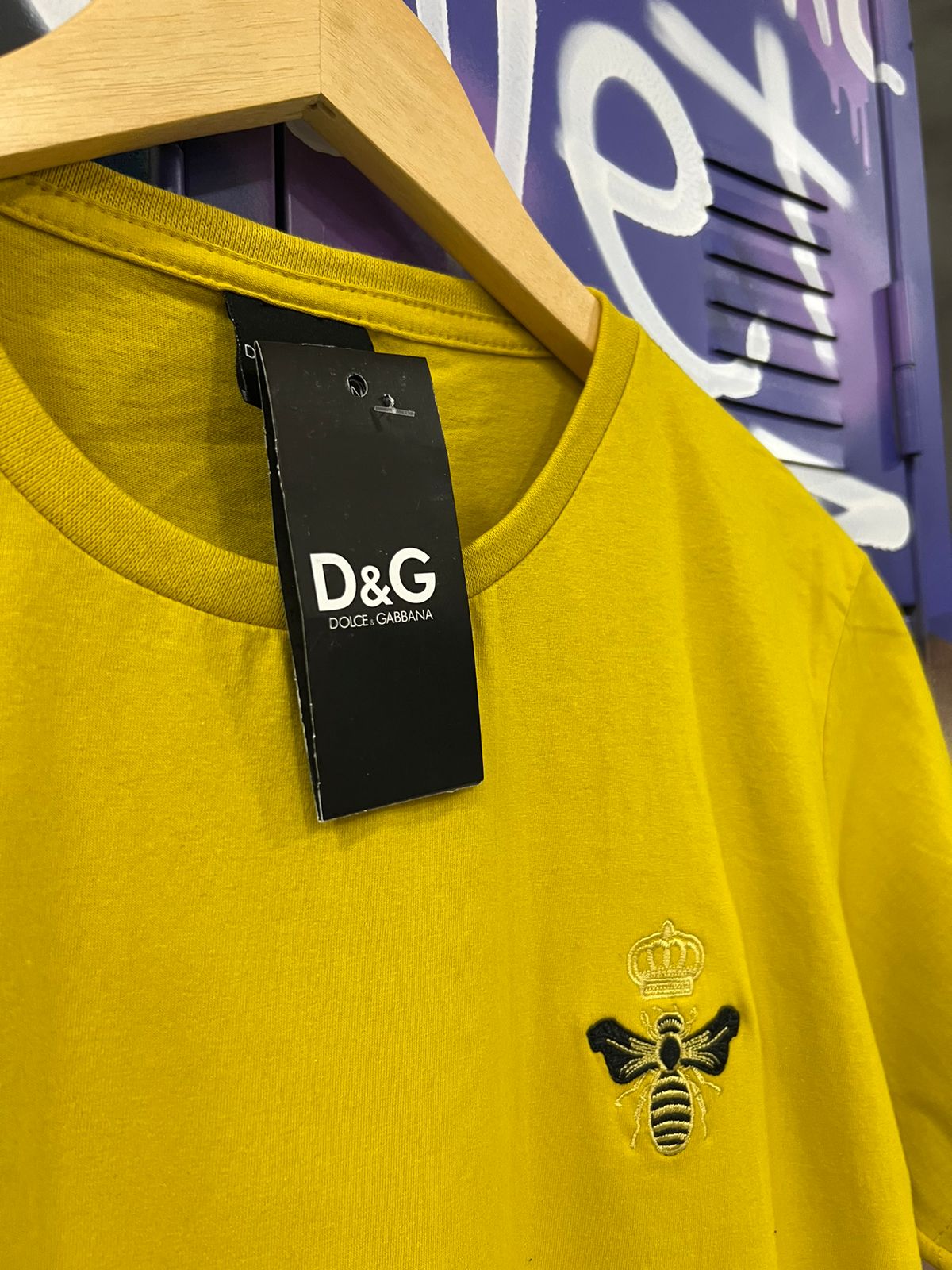 Camiseta Dolce Gabbana Amarelo
