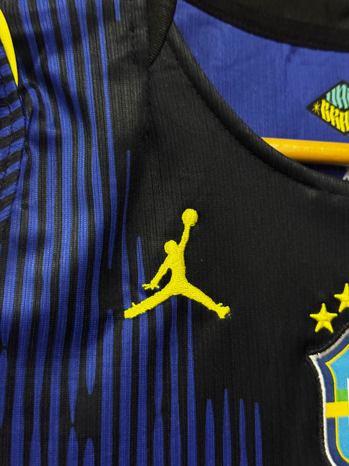 Camisa Feminina Brasil Jordan II 2026/27 Jordan Azul