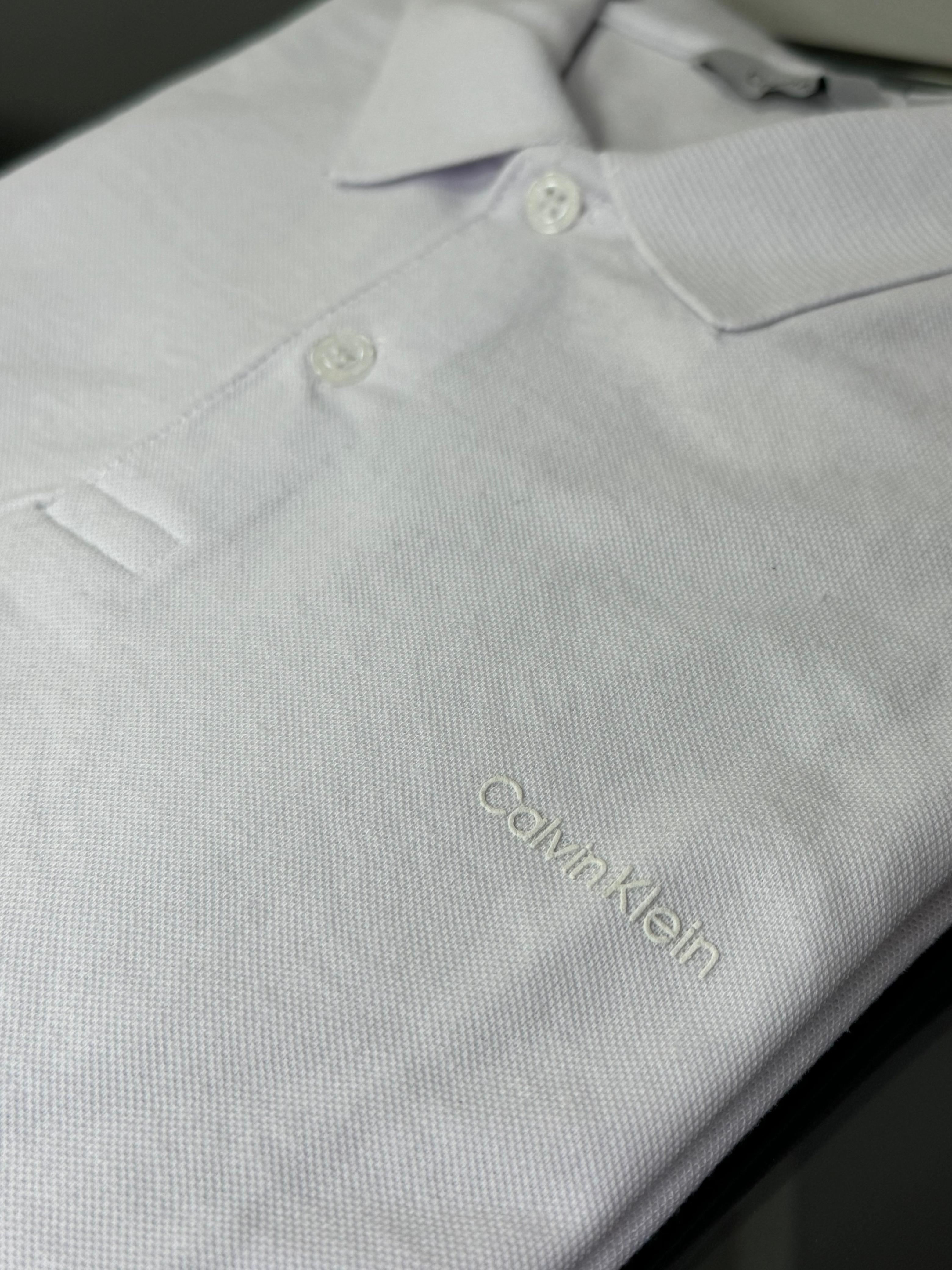 Gola Polo Calvin Klein Branca
