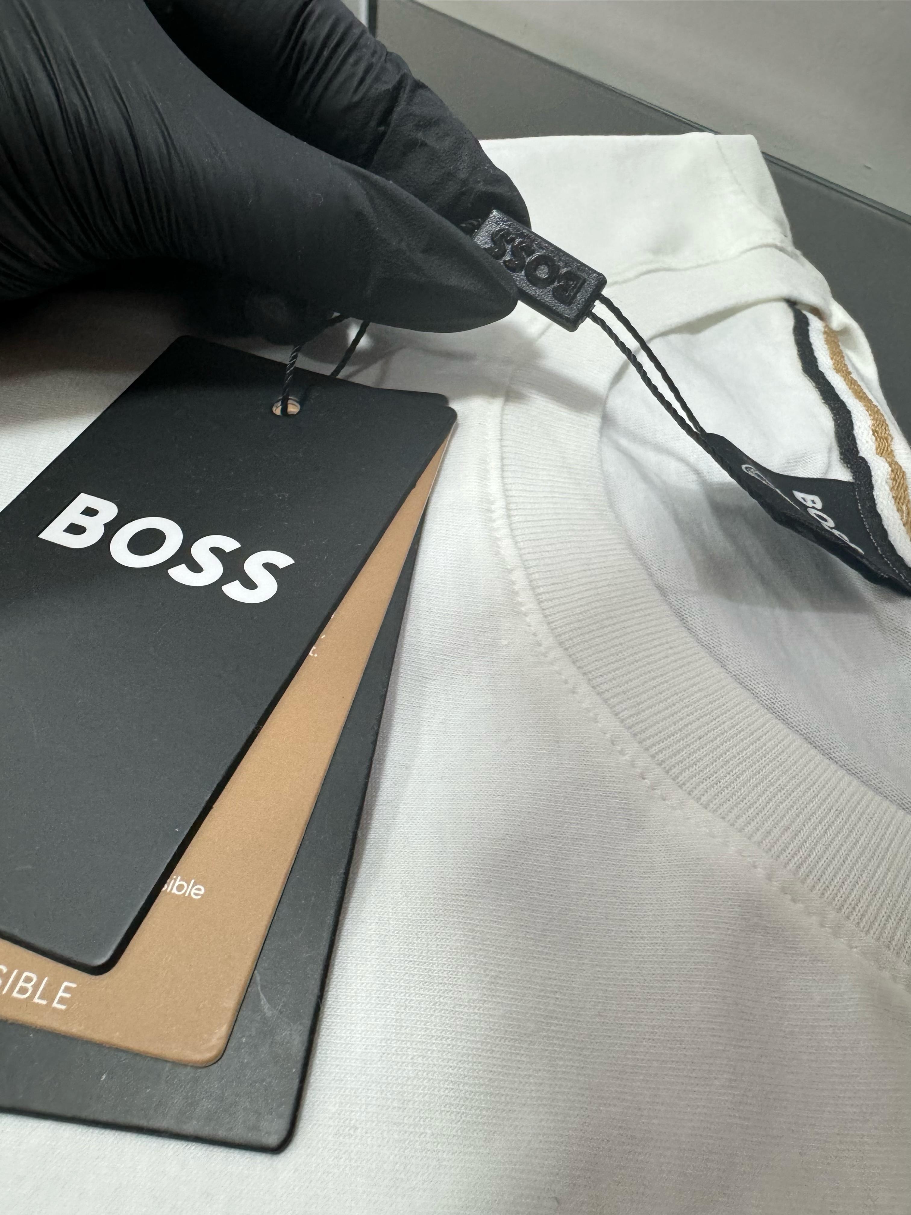 Camiseta Linha Importada Hugo Boss Branco