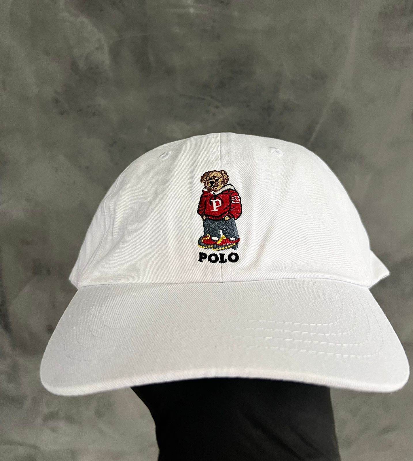 Boné Importado Bear Polo Branco