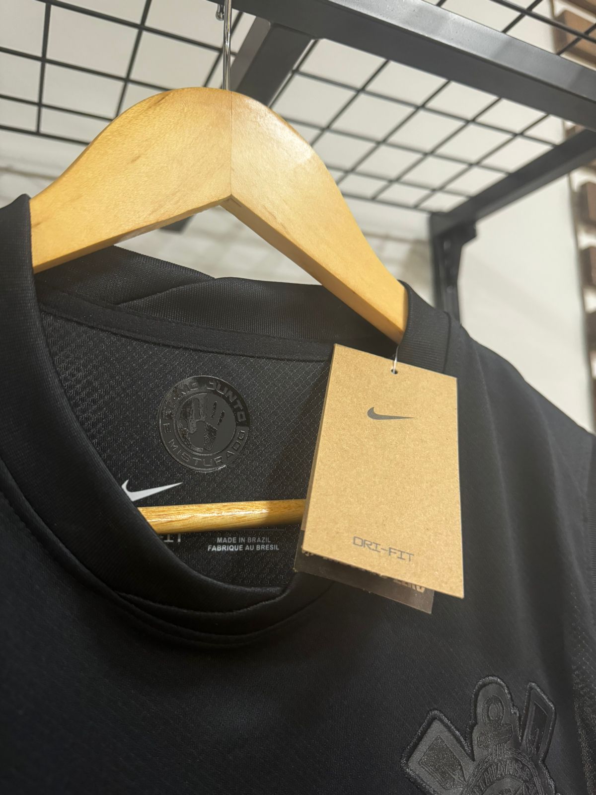 Regata do Corinthians Nike Preto