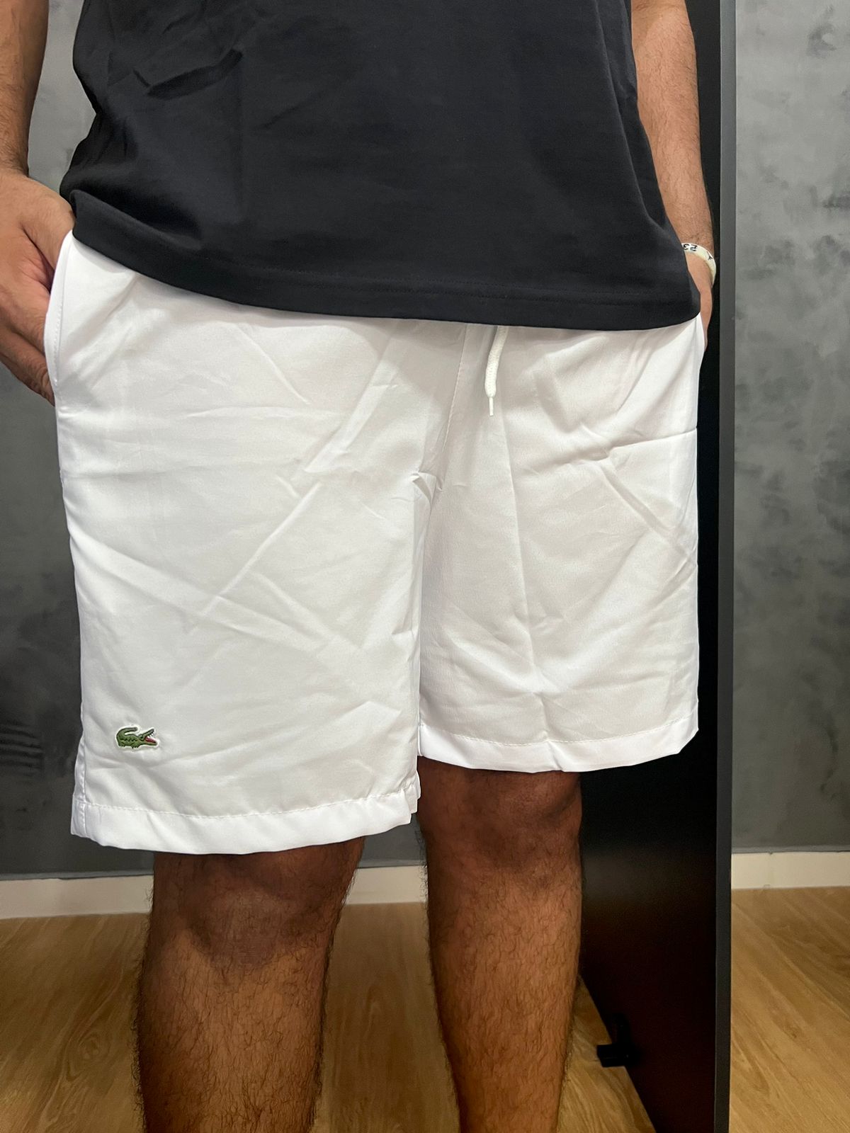 Shorts Praia Lacoste Branco