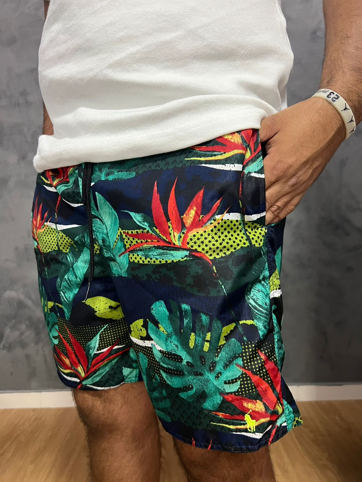 Shorts Praia Ralph Lauren Preto