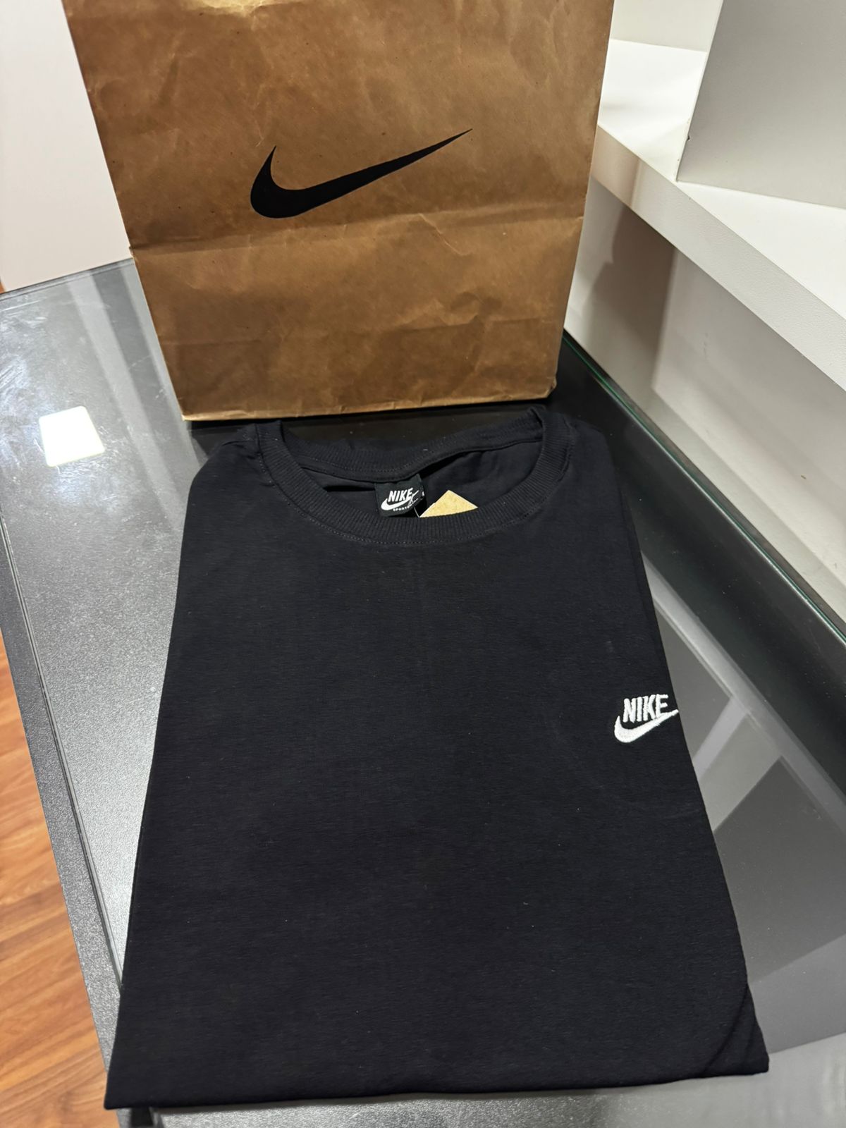 Linha strech americana Nike Preto