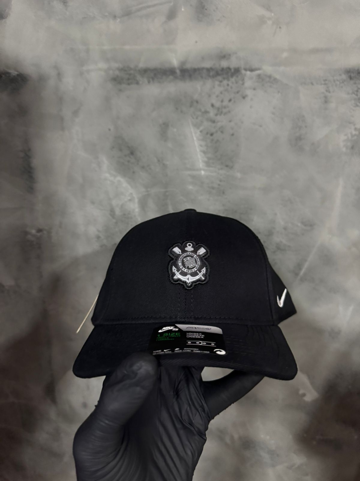 Boné Do Corinthians Nike Preto