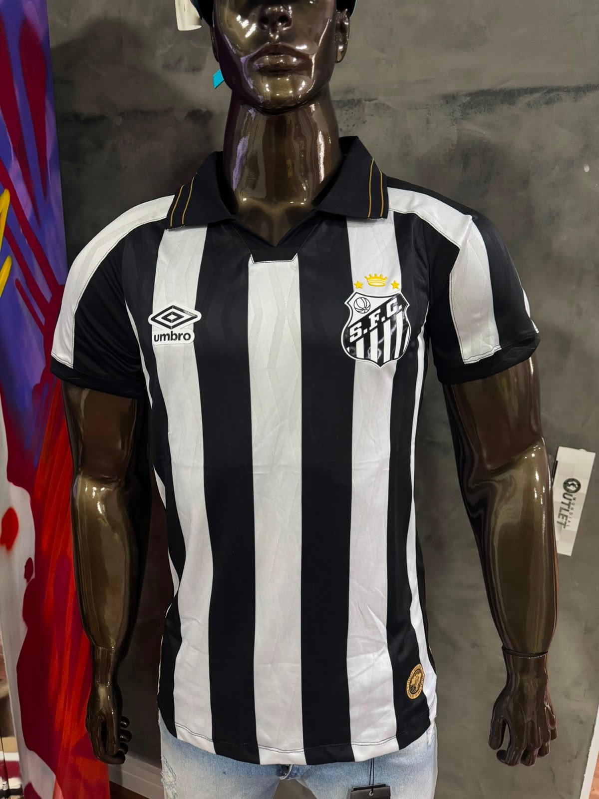 Santos II 26/27 Modelo Jogador Umbro Preto