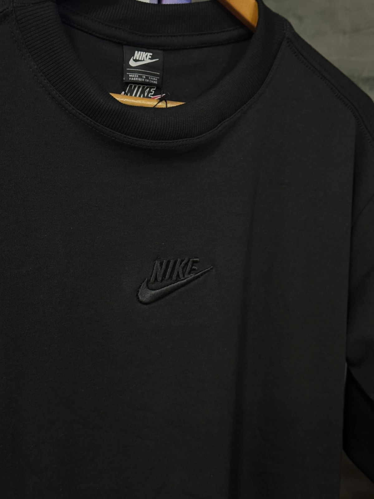 Camiseta Overzise Nike Preto