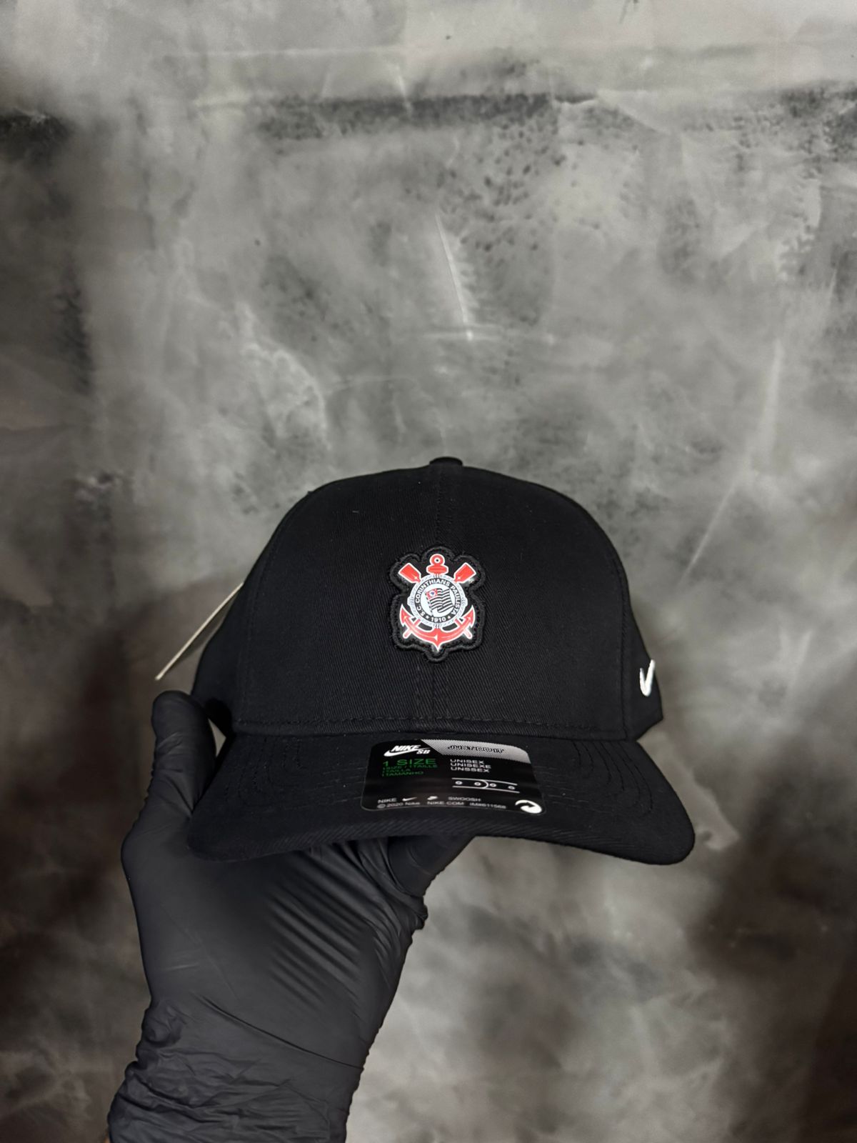 Boné Do Corinthians Nike Preto