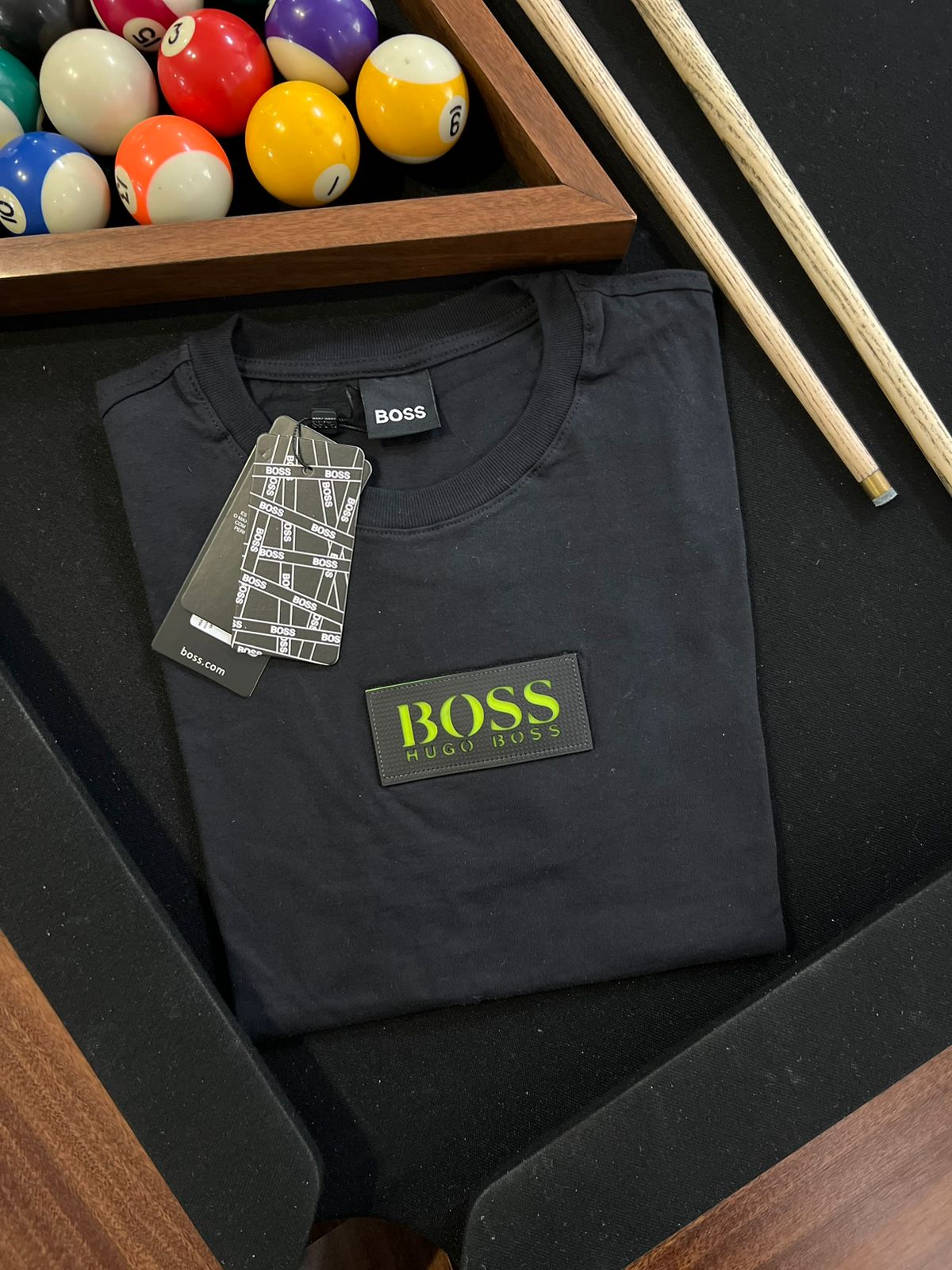 Camiseta Linha Griff Hugo Boss Preto