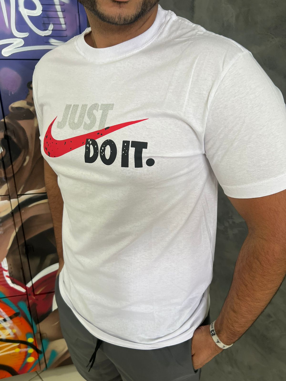 Camiseta Algodão Nike Branco