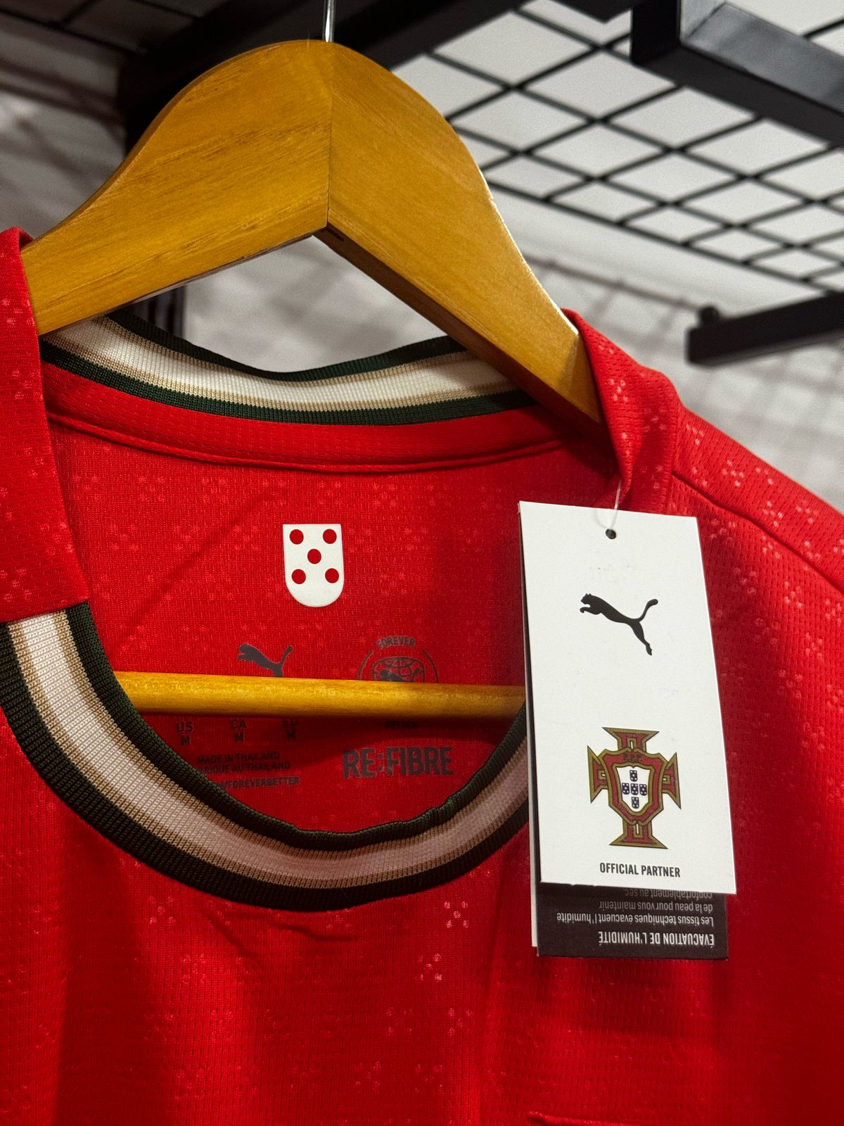 Camisa Portugal 2025 Puma Vermelho