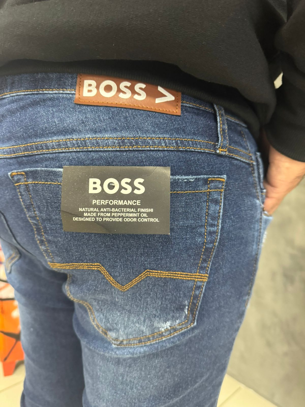 Calça Jeans Hugo Boss Azul