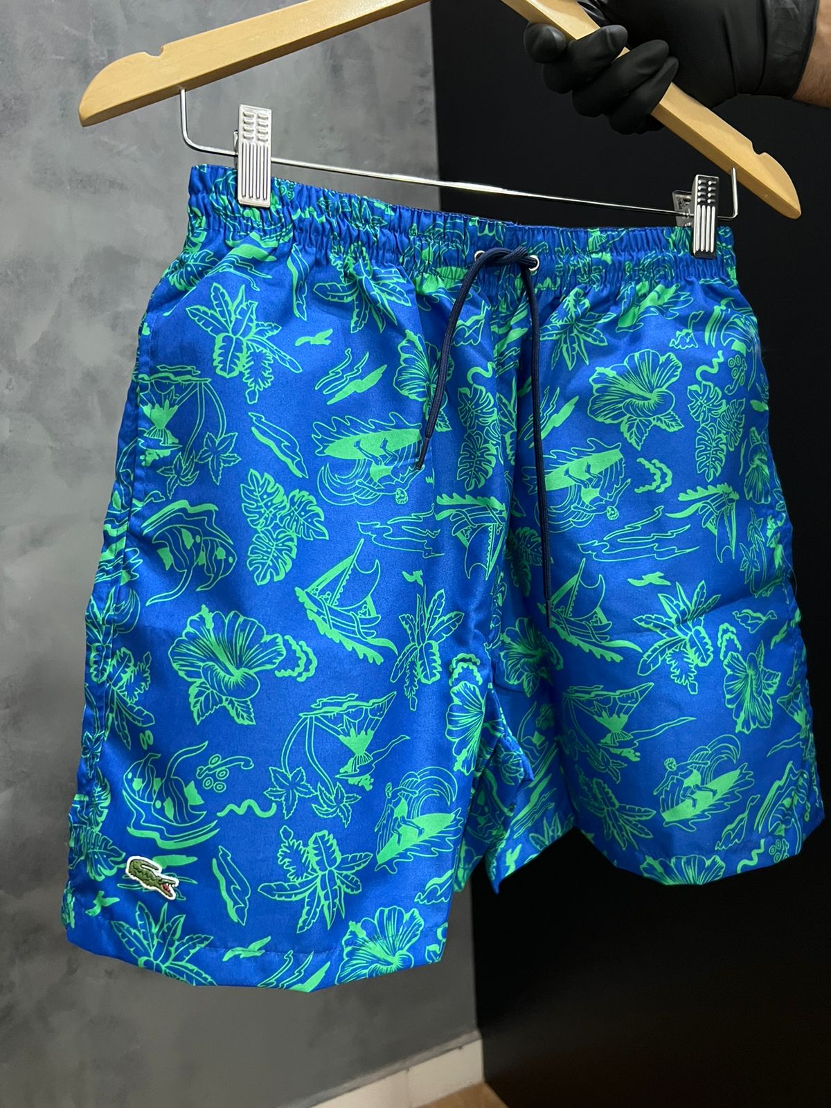 Shorts Praia Lacoste Azul