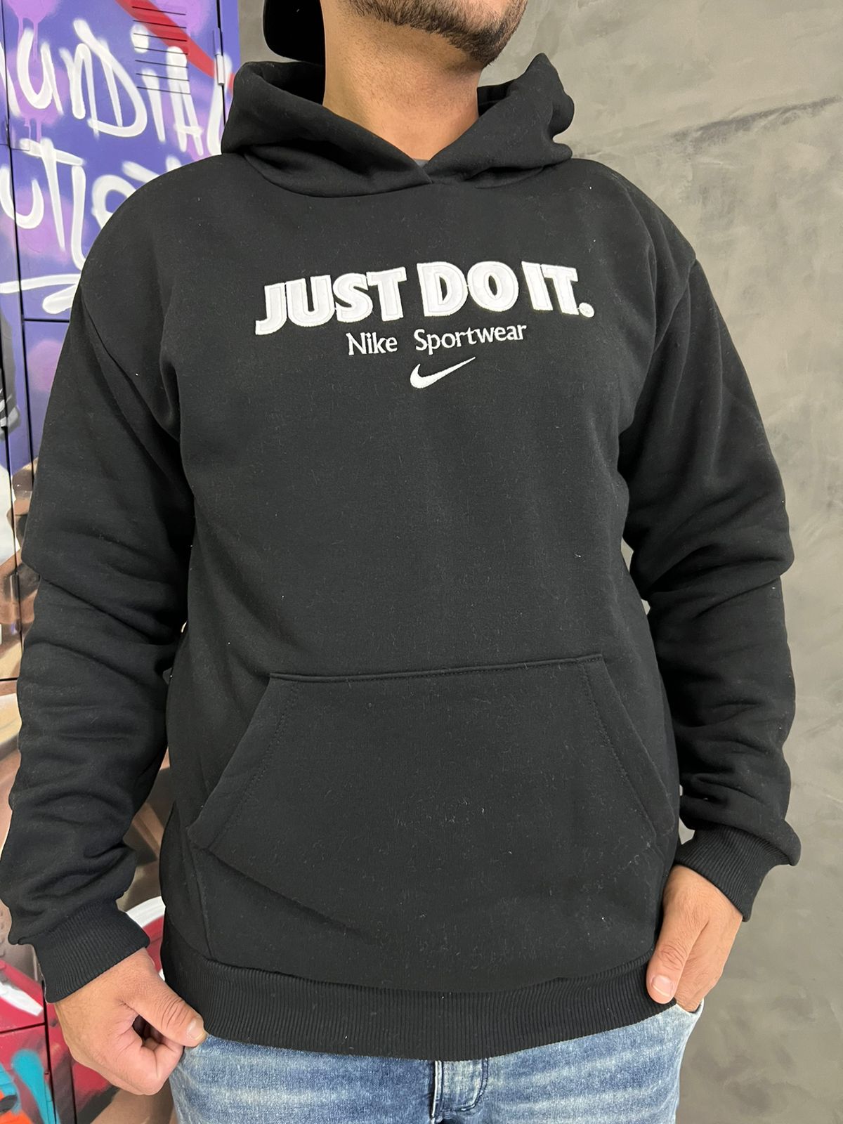 Blusa Moletom Nike Preto