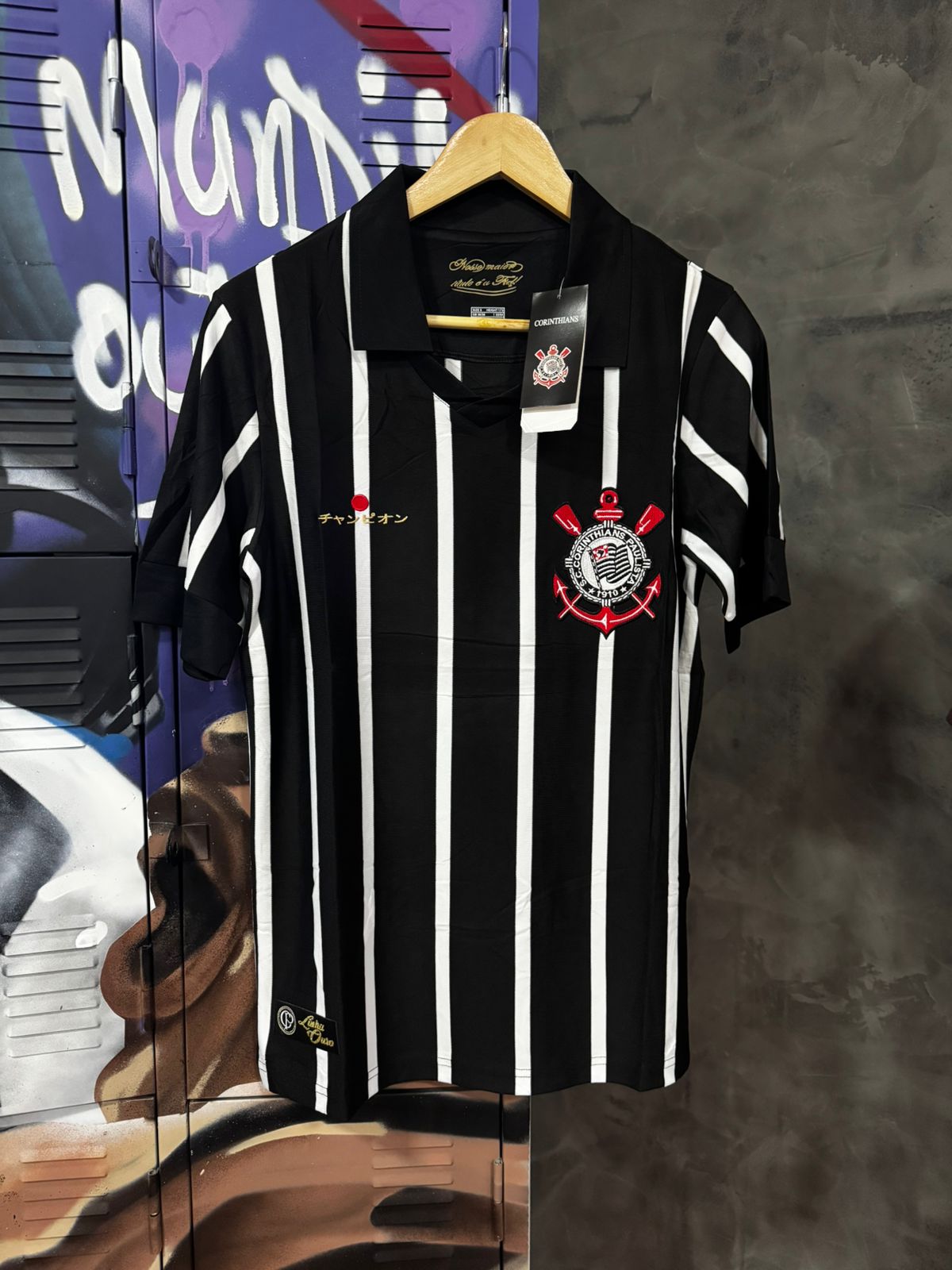 Camisa Corinthians Mundial 2012 Comemorativa Preto