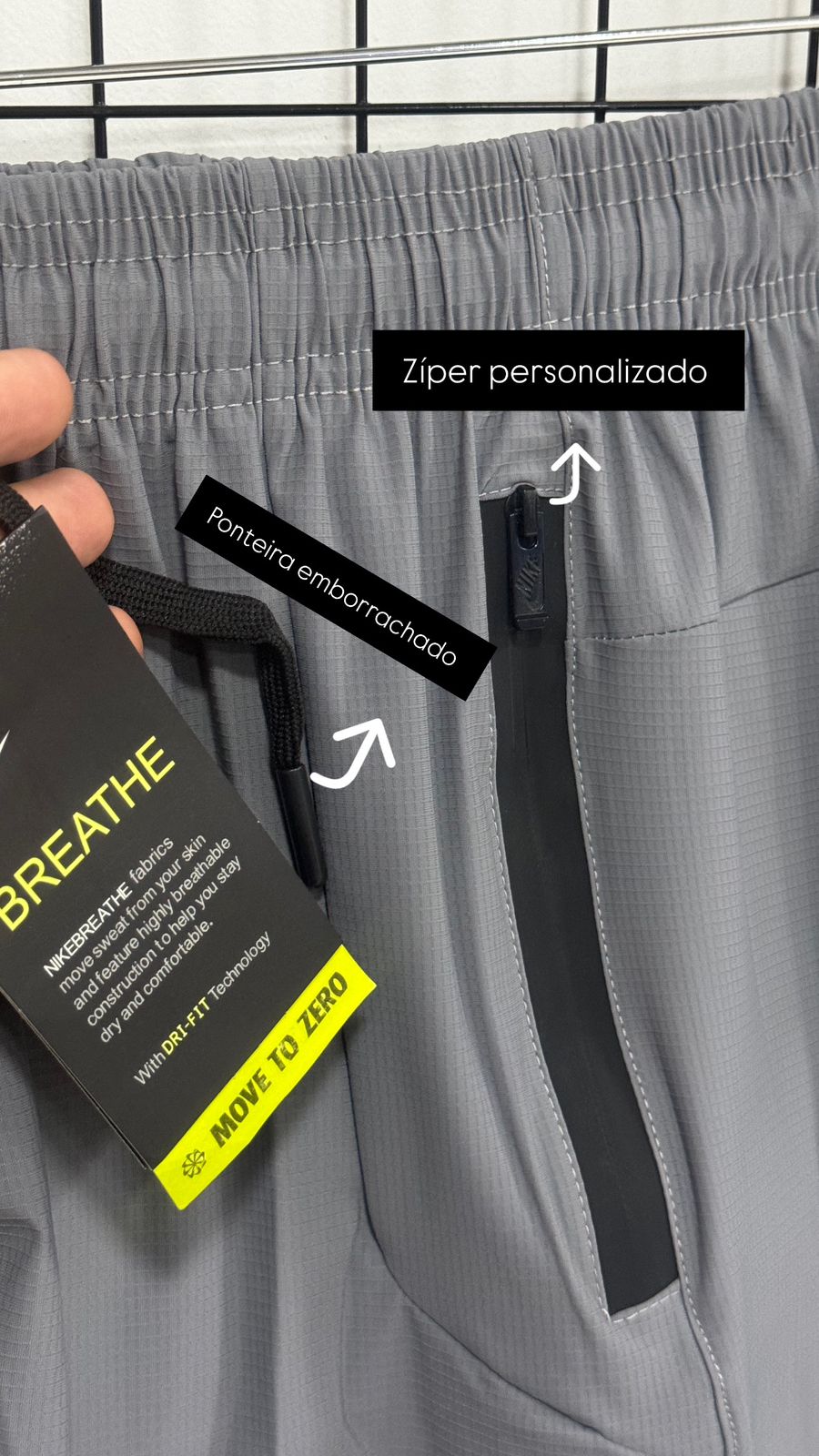 Bermuda importada Nike Cinza