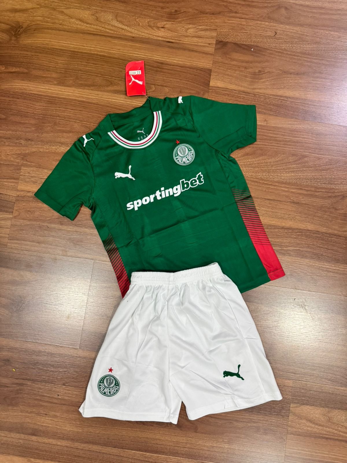 Conjunto Infantil Palmeiras I 26/27 Puma Verde