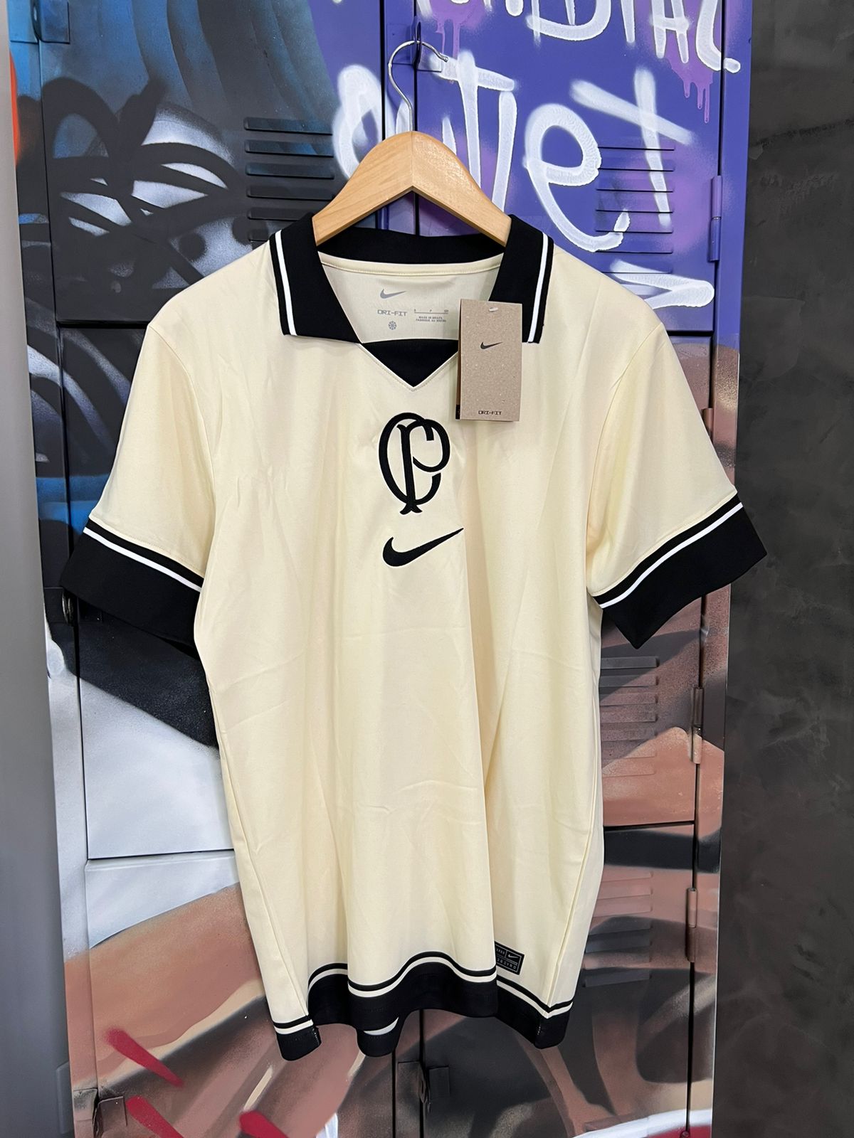 Camisa Corinthians Personalizada Nike Bege