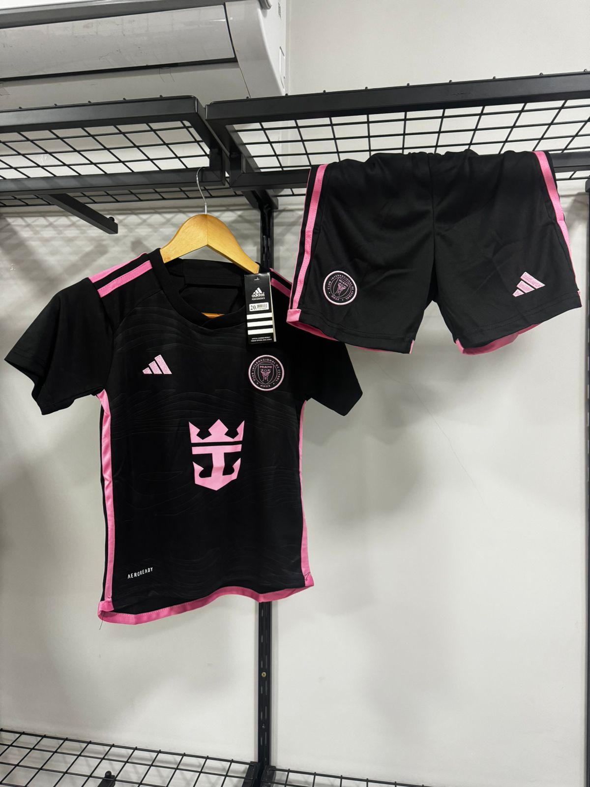 Conjunto Infantil Miami 24/25 Adidas Preto