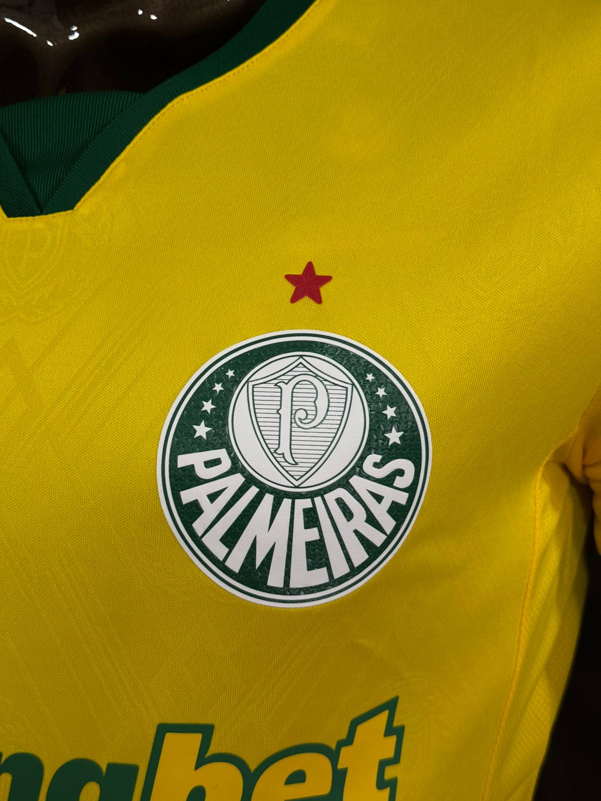 Palmeiras III 25/26 Modelo Jogador Puma Amarelo