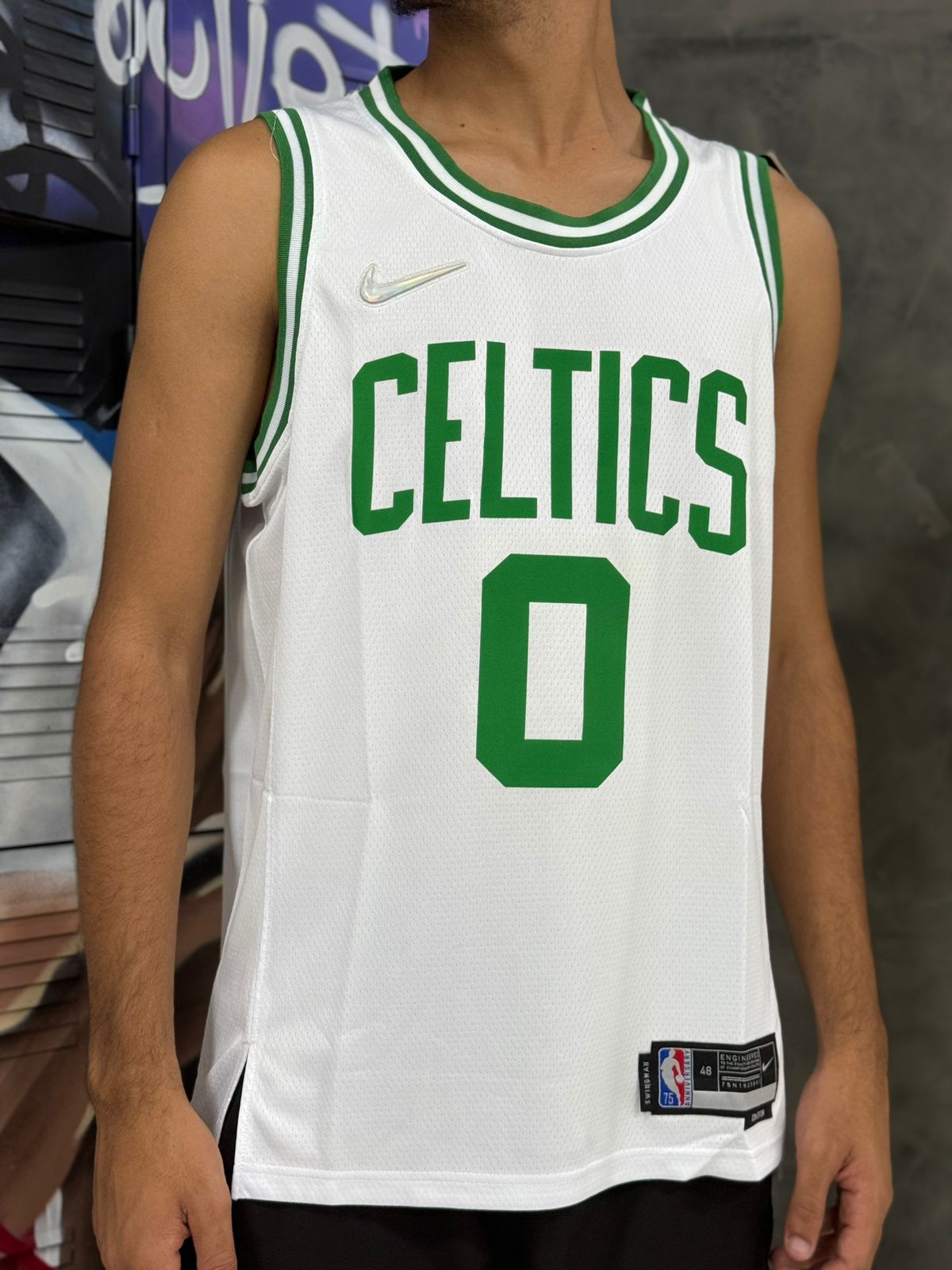 Regata NBA Celtics Nike Branco