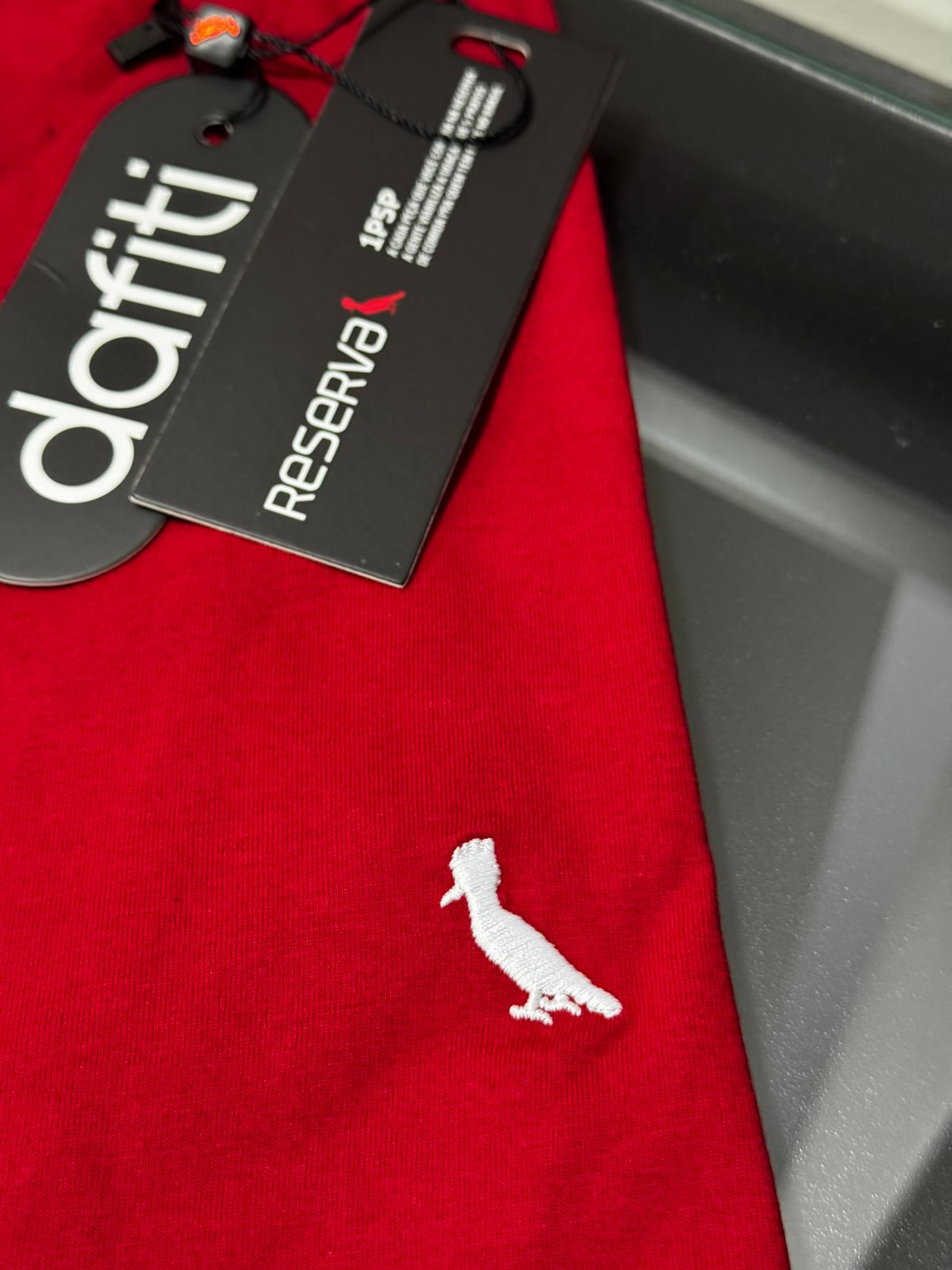 Camiseta Seda Pima Reserva Vermelha