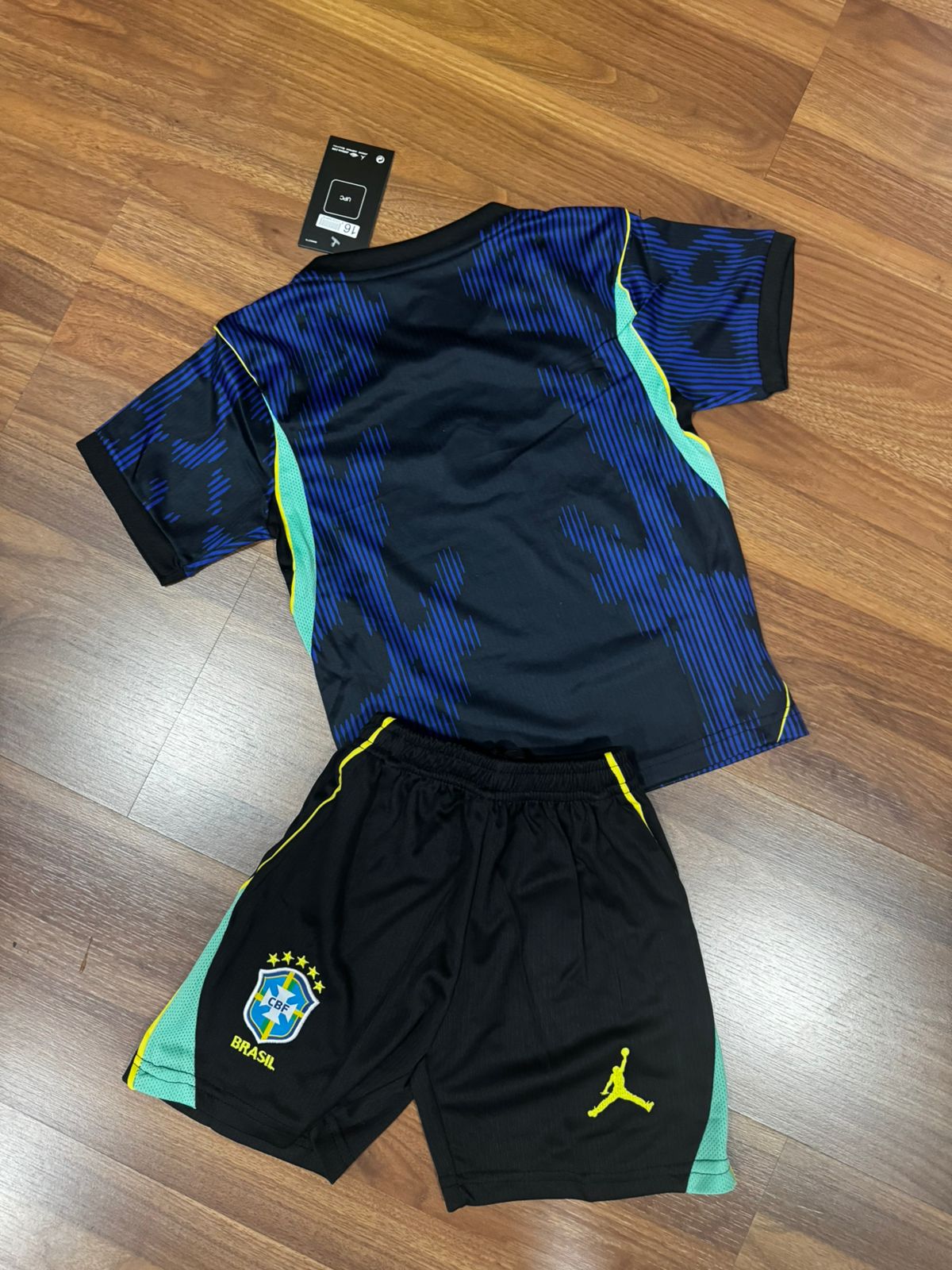 Conjunto Infantil Brasil II 2026/27 Jordan Azul