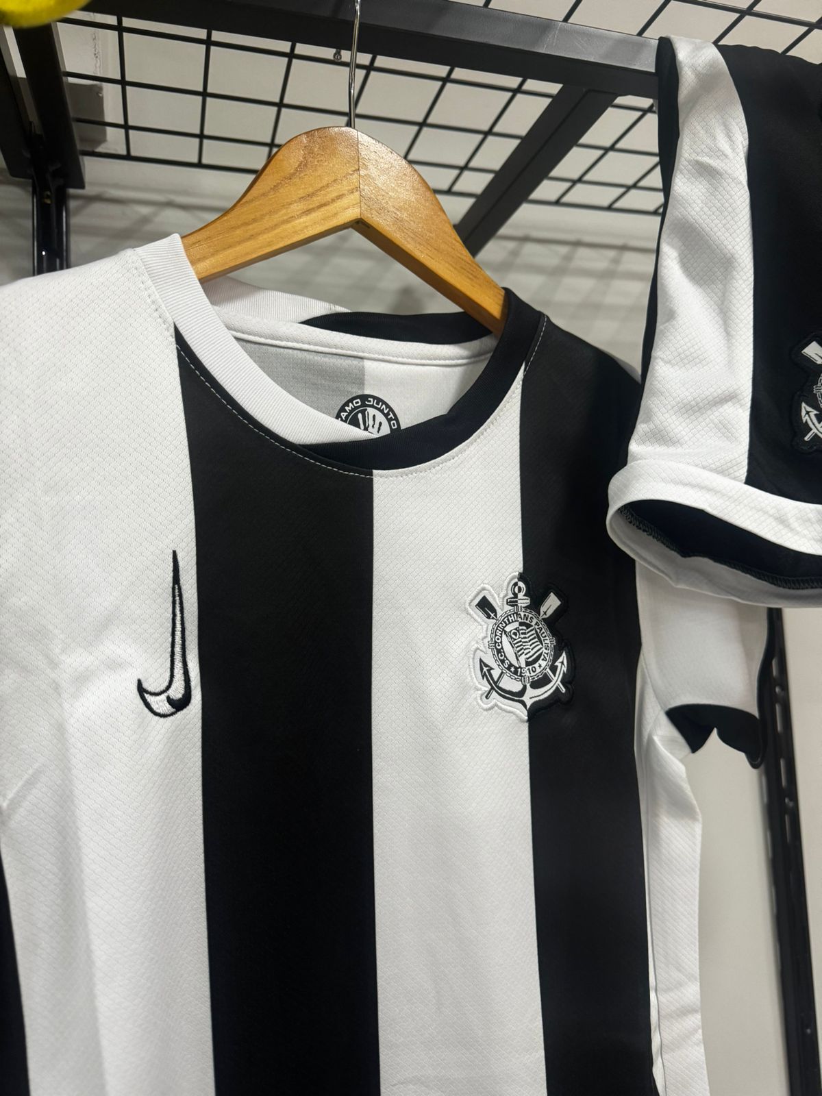 Conjunto Infantil Corinthians III 2024/25 Nike Preto