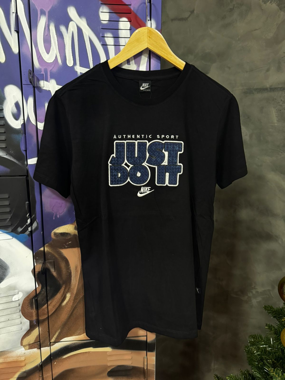Linha strech americana Nike Preto