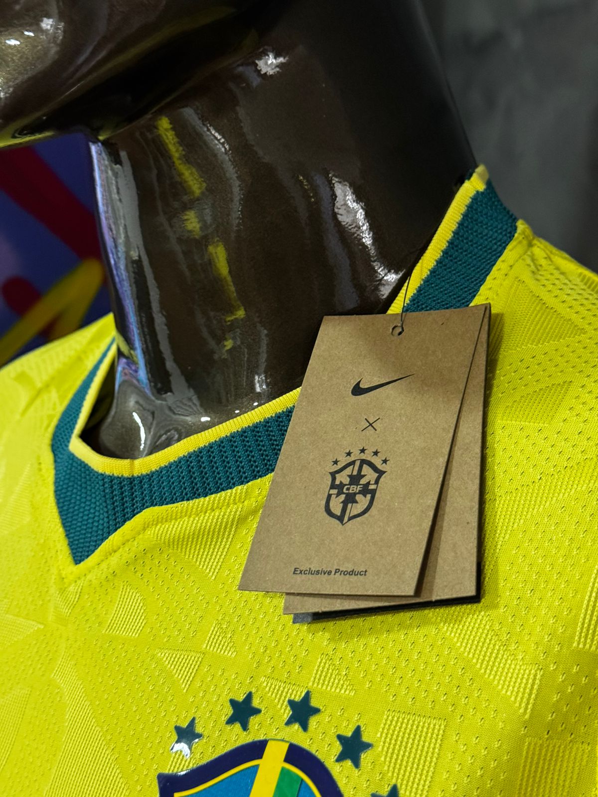 Brasil I 2026/27 Modelo Jogador Nike Amarela