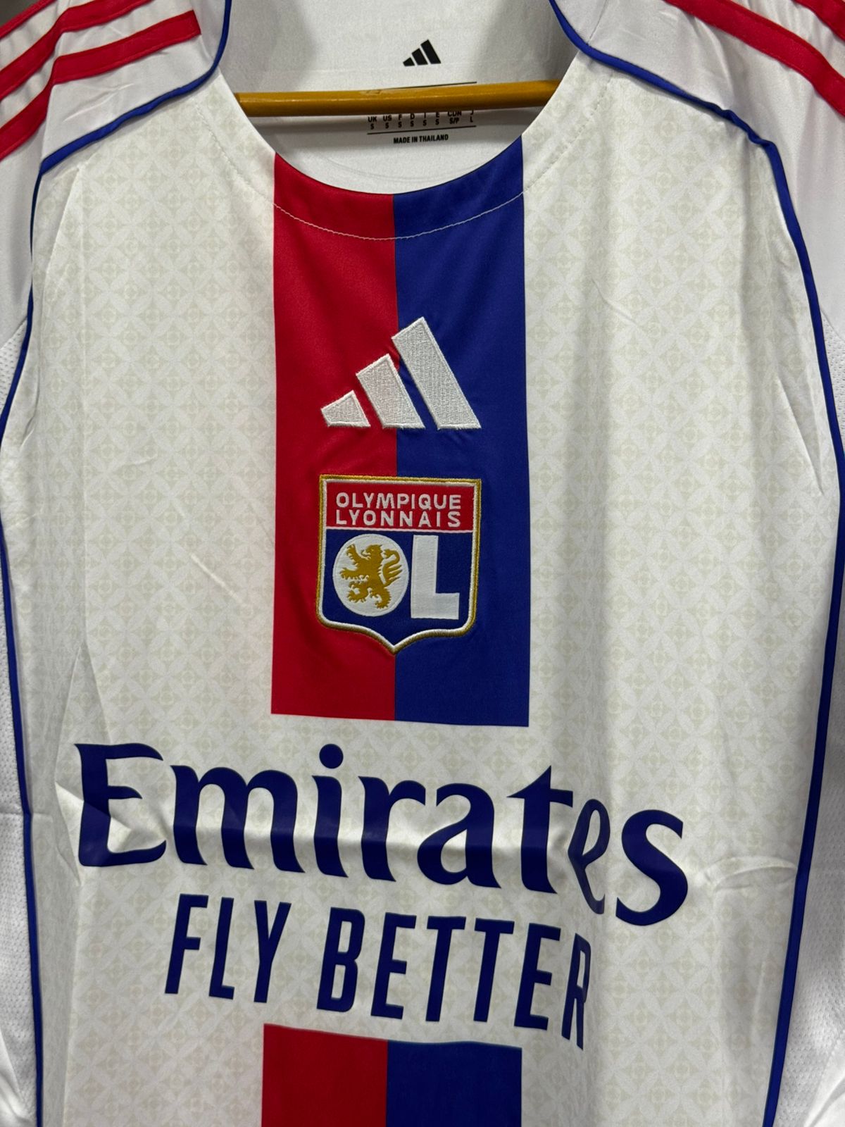 Olympique Lyonnais Adidas 2025/26 Adidas Branco
