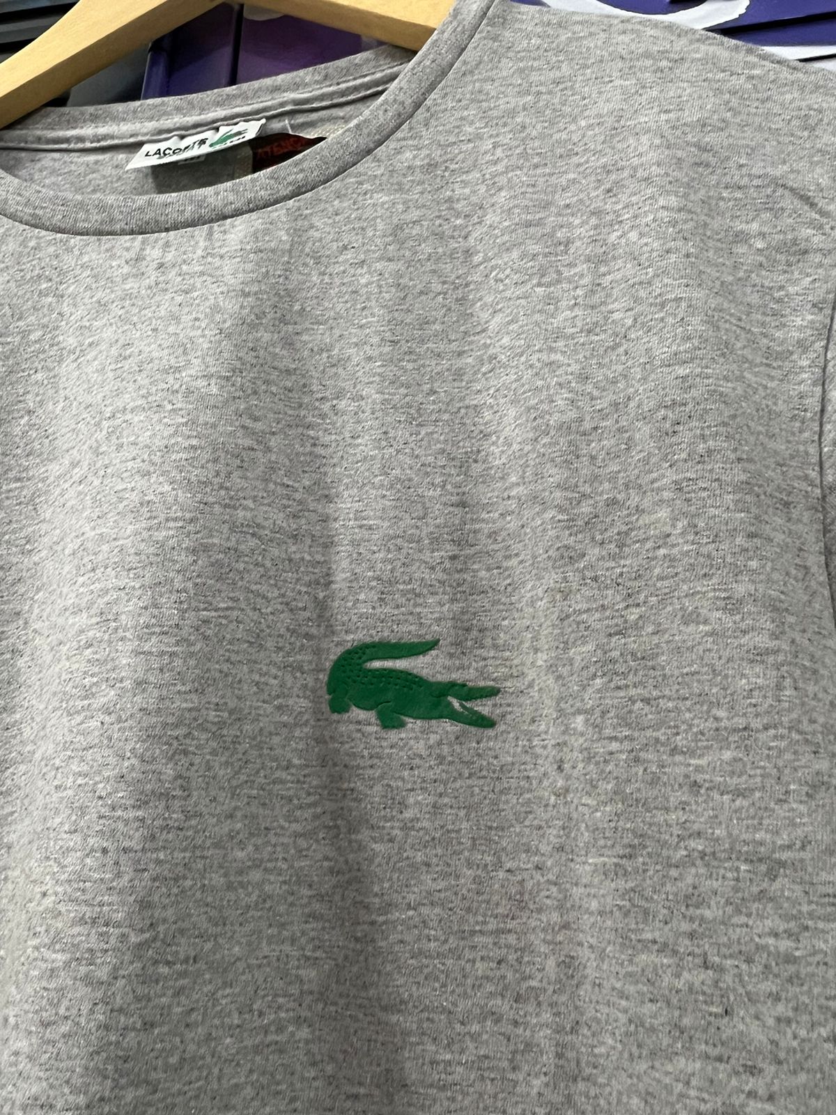 Camiseta Lacoste Cinza